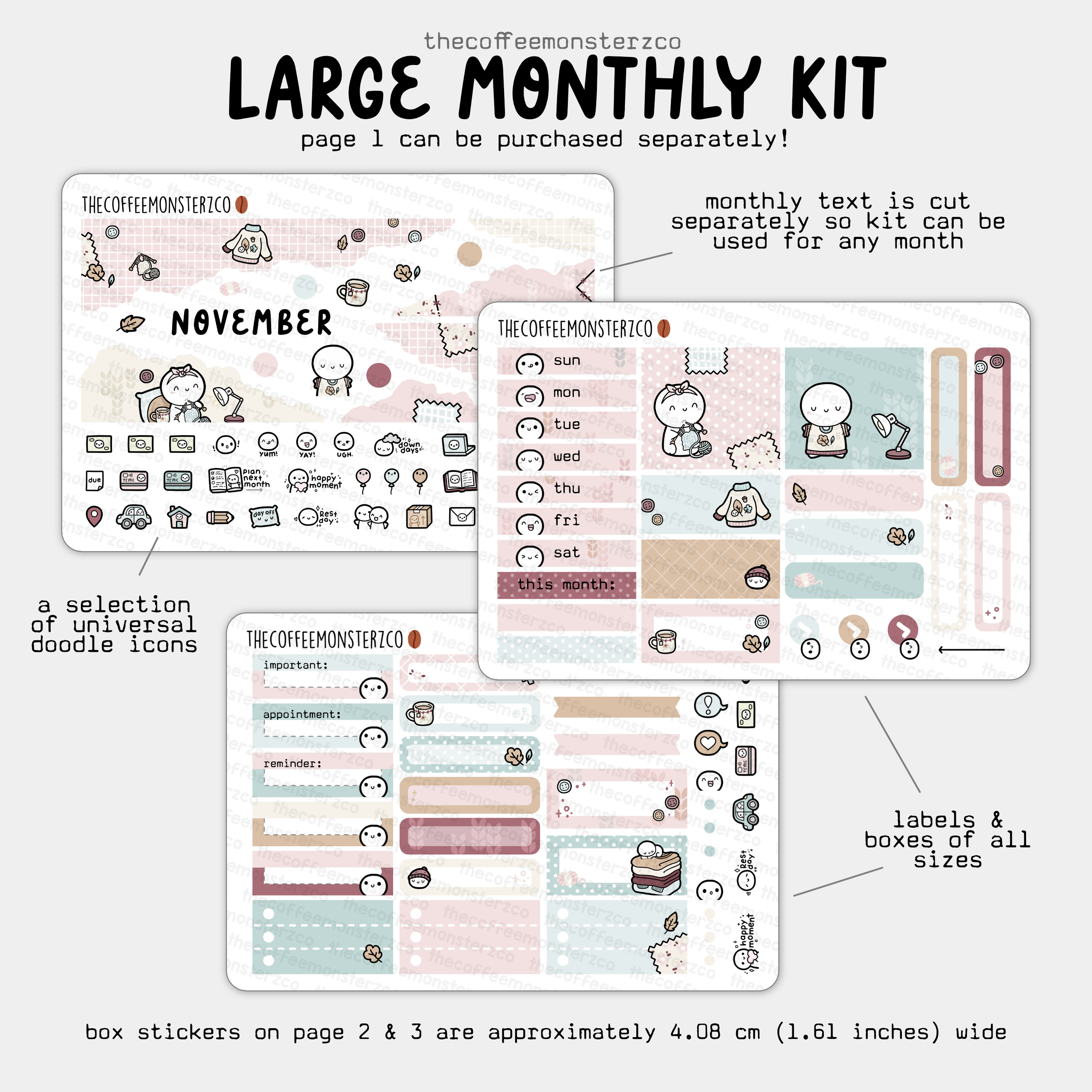 2025 Large Monthly Kit