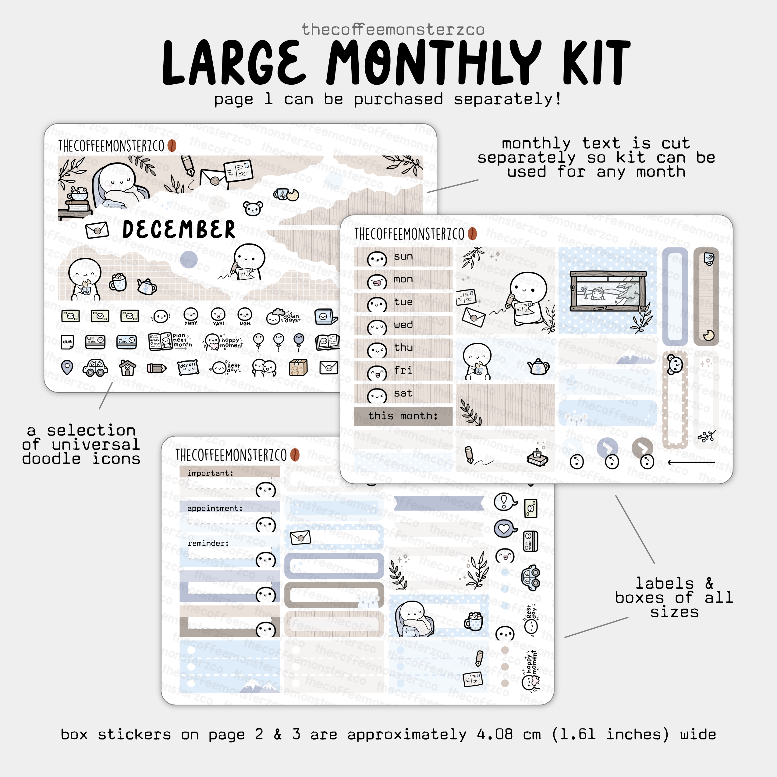 2025 Large Monthly Kit