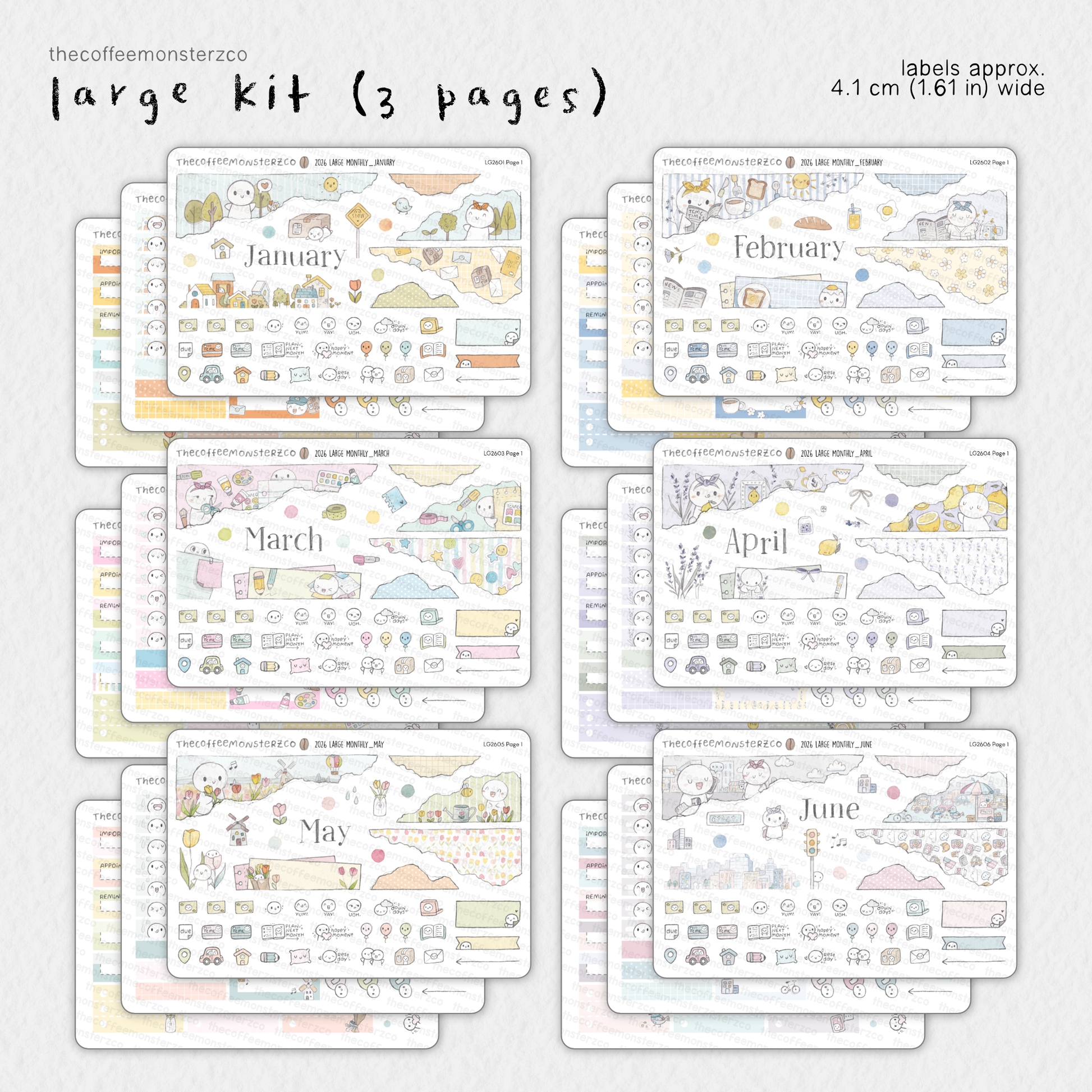 2026 Large Monthly Kits