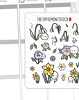 2024 Large Birth Flower Doodles Part 1 (washi stickers)