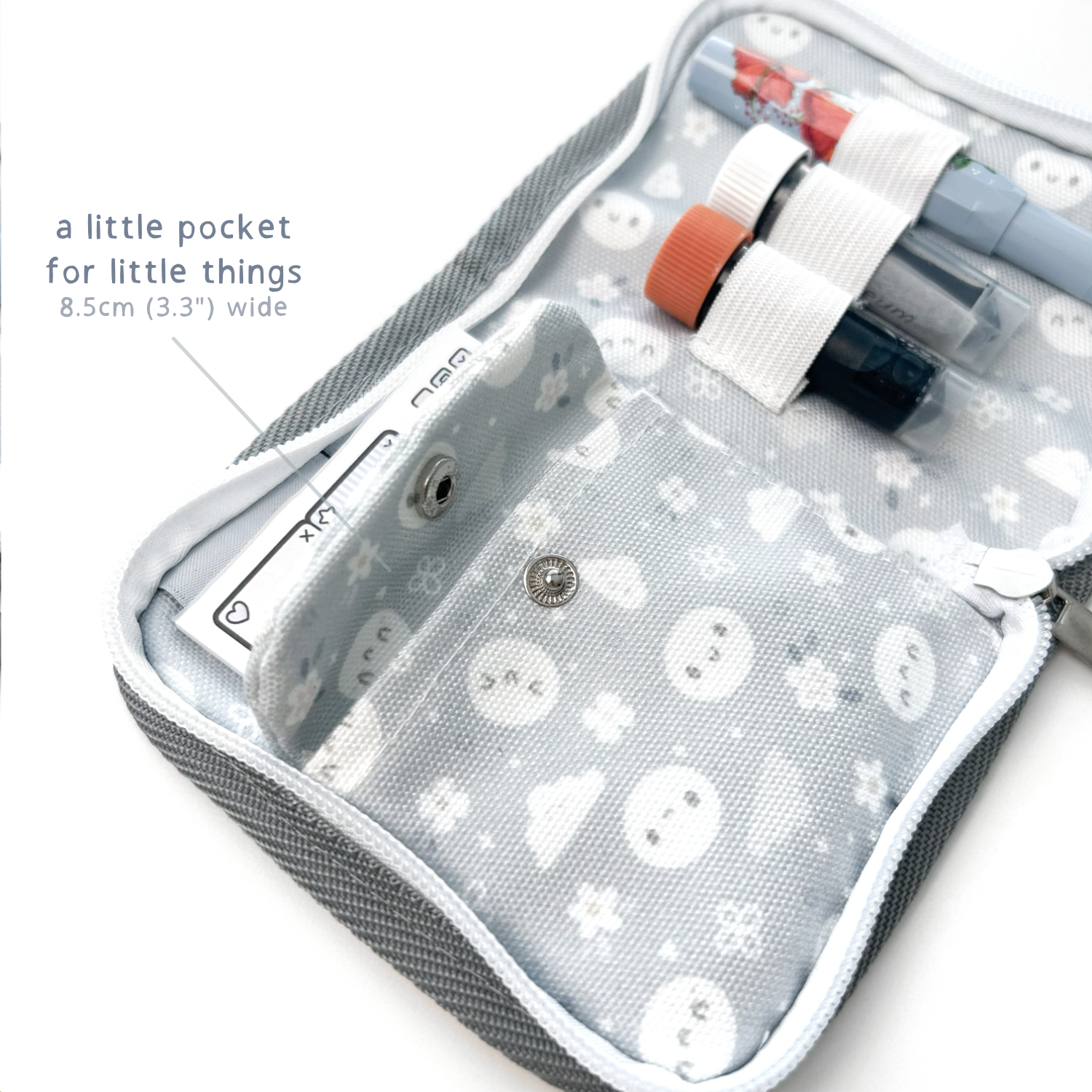 Grey Area - Little Bits Pouch