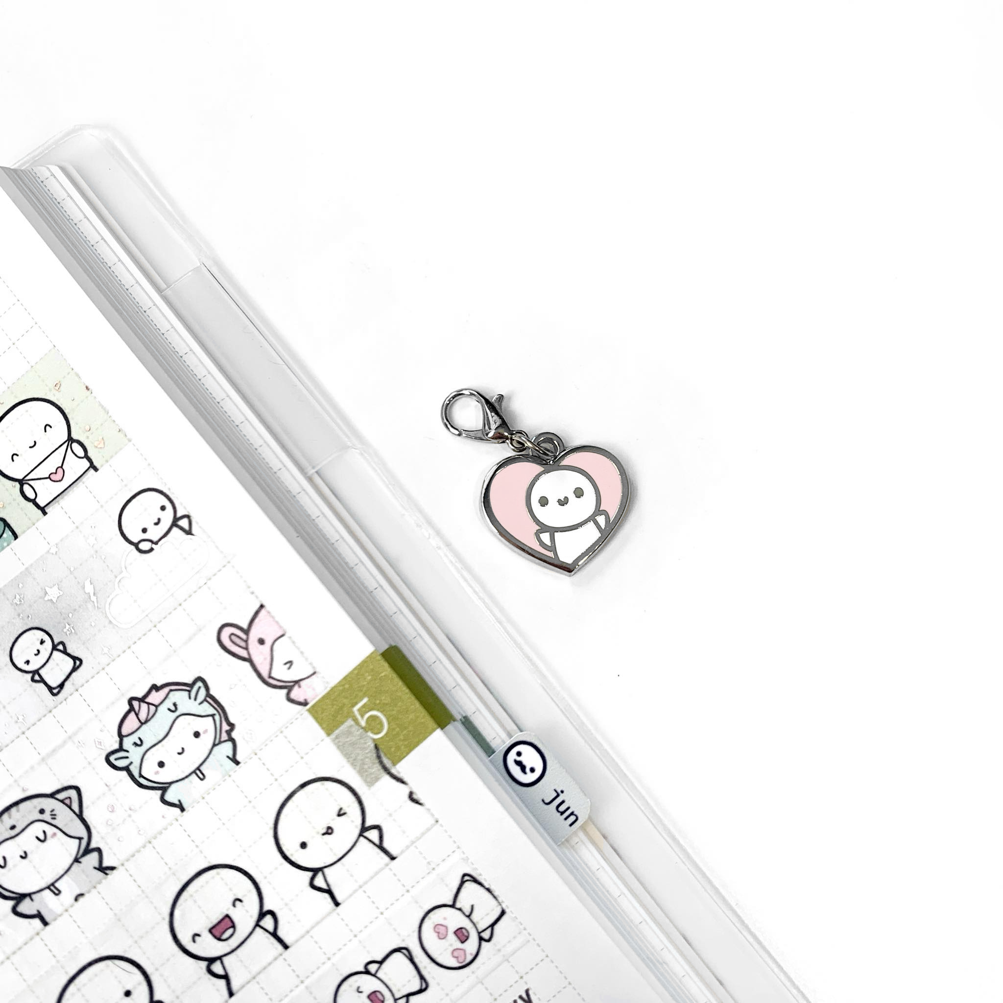 Heart Emoti - Lobster Clasp Charm (1 per customer)