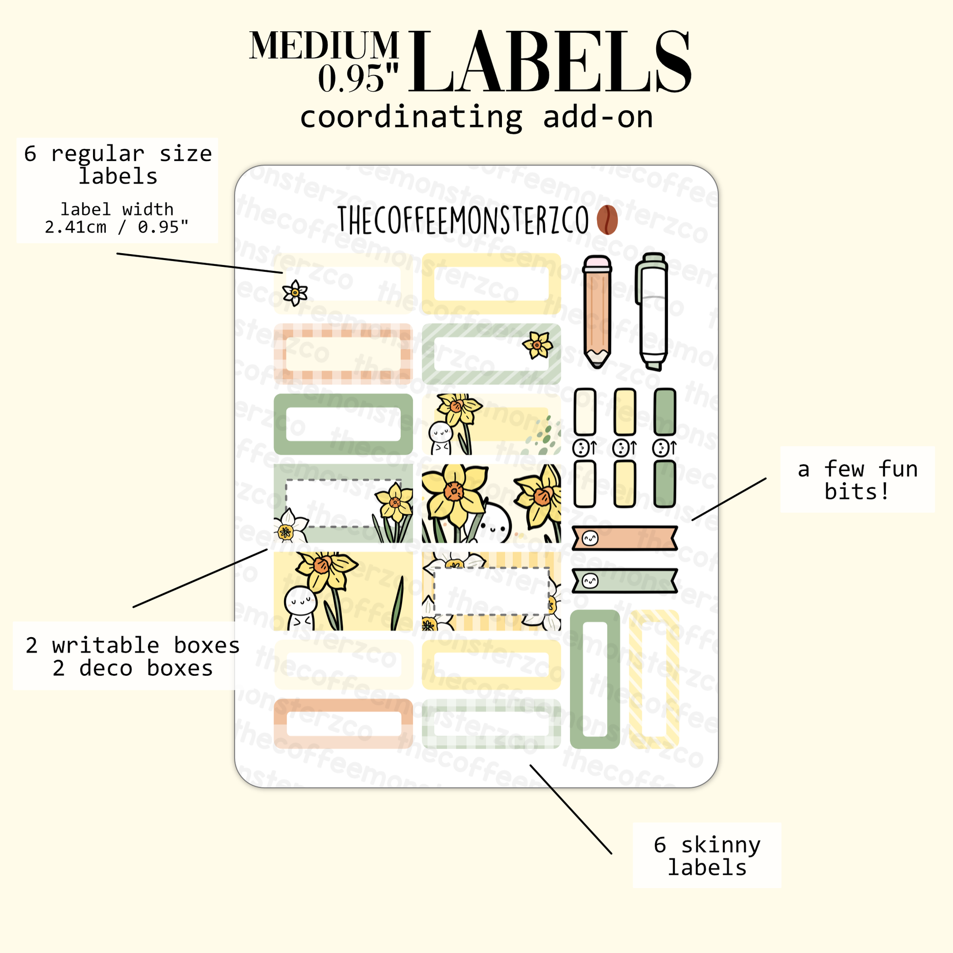 2024 Coordinating Add-ons - Medium Labels (0.95") - Part 1