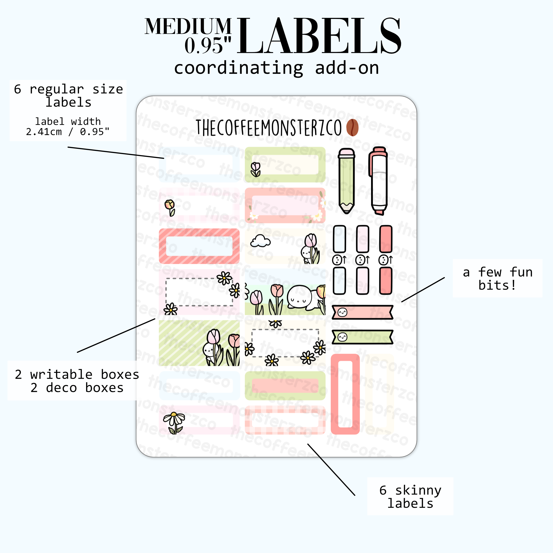 2024 Coordinating Add-ons - Medium Labels (0.95&quot;) - Part 1