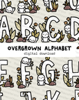 Overgrown Alphabet (Digital File)