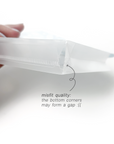Misfit Plastic Gusset Sticker Envelope