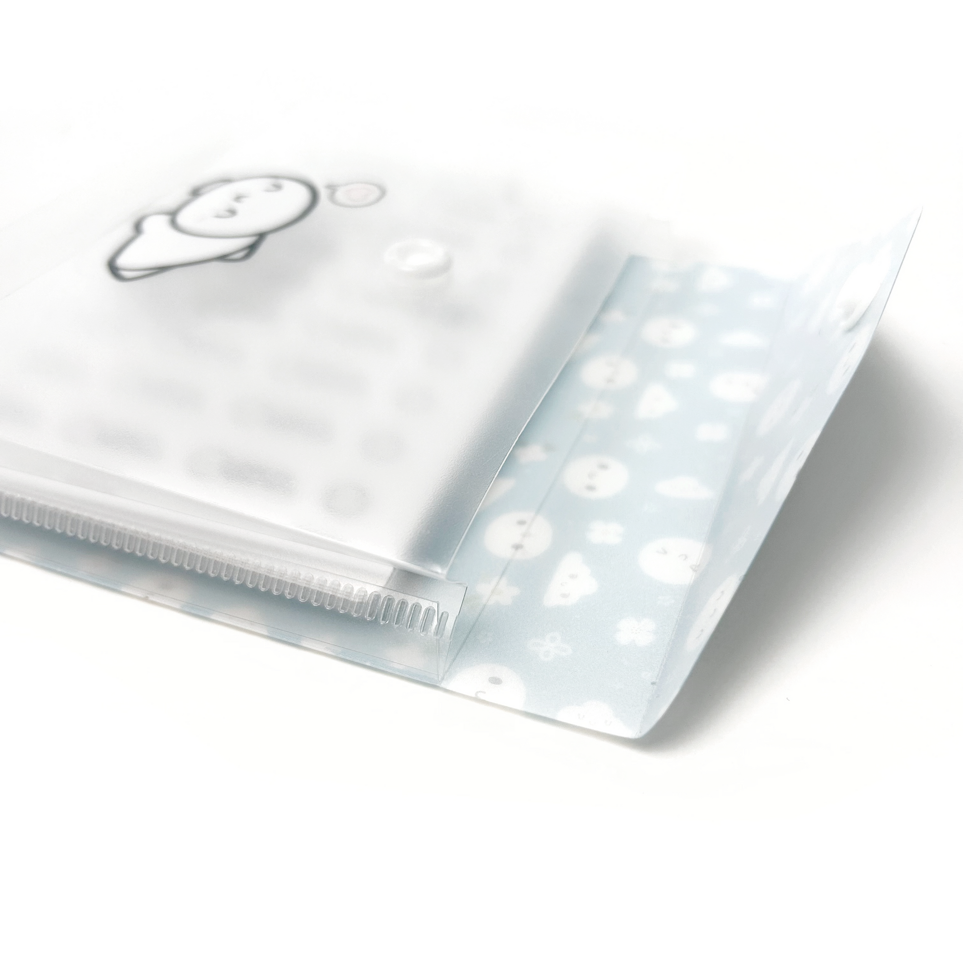 Misfit Plastic Gusset Sticker Envelope