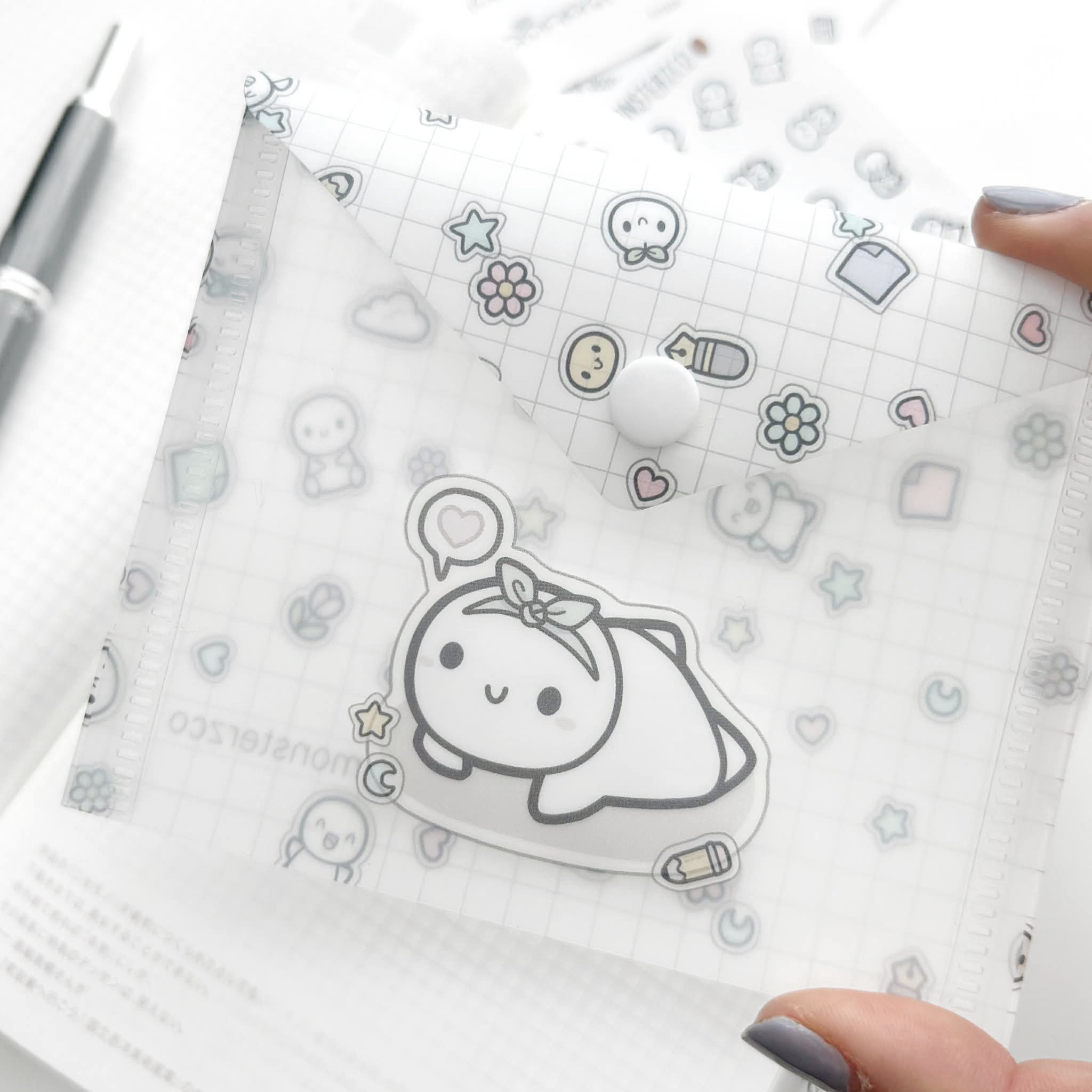 Stickers Everywhere - Plastic Sticker Envelope