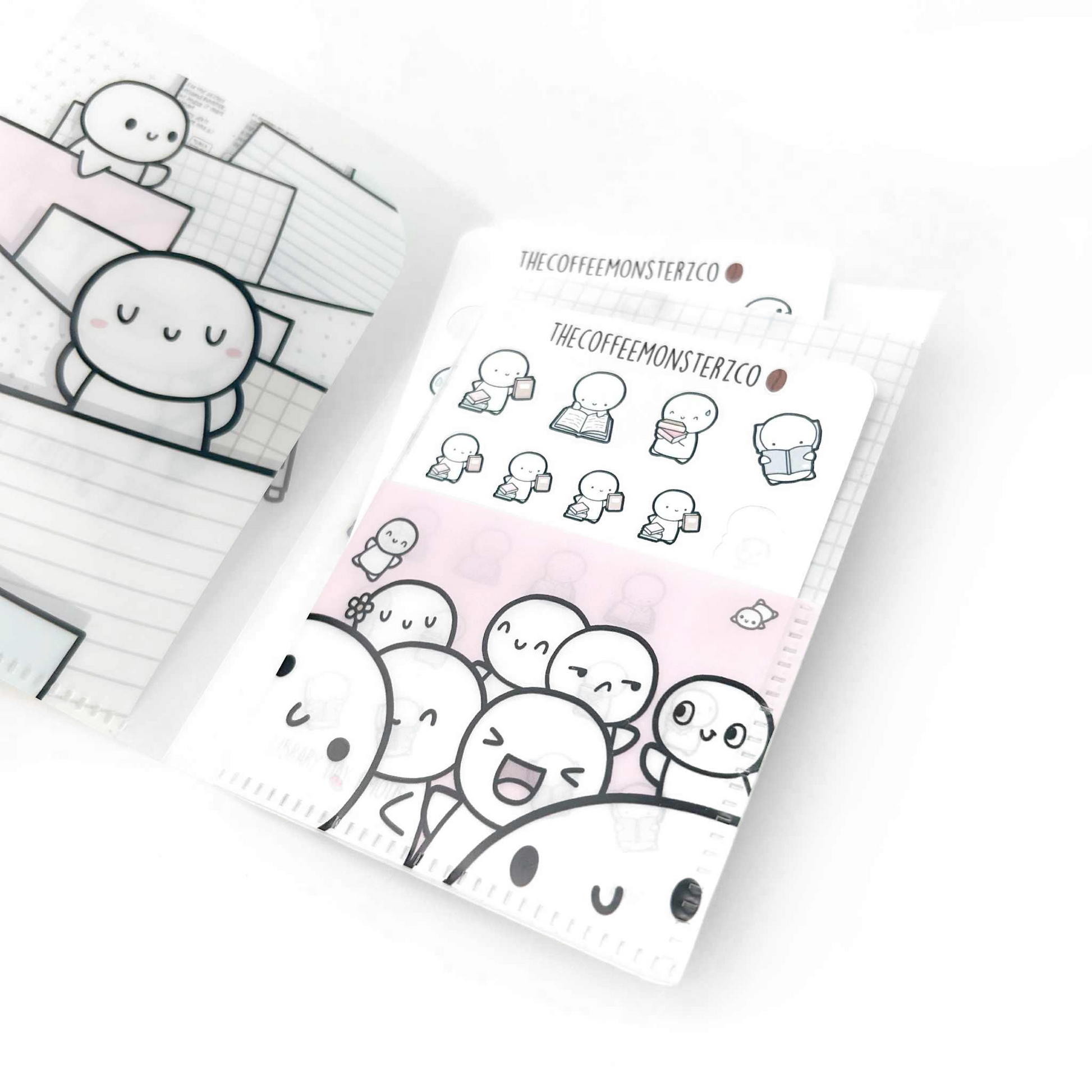 Misfit Cute Stuff Inside - Plastic File Folder (1 per customer)