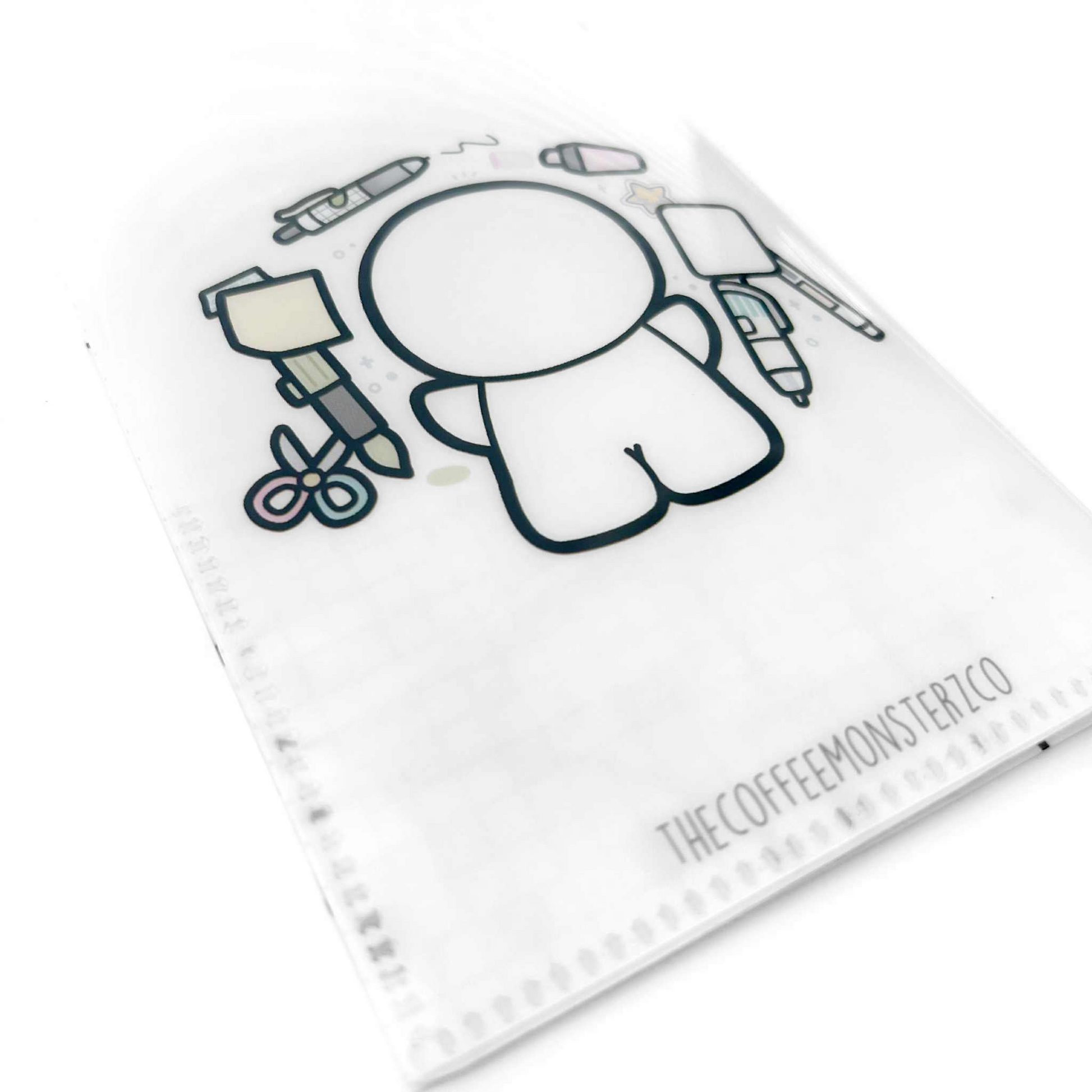 Misfit Cute Stuff Inside - Plastic File Folder (1 per customer)
