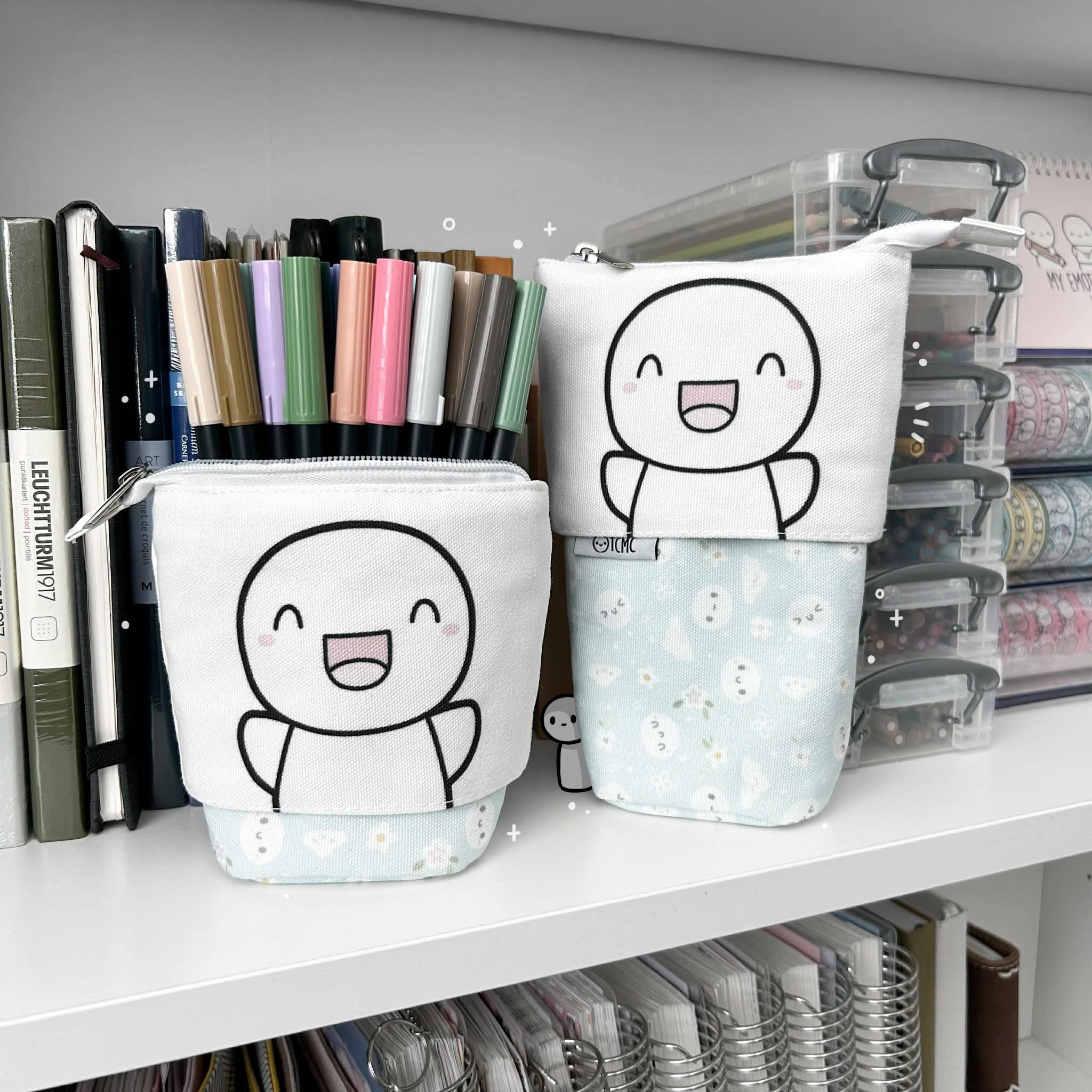 Blue Frosting - Standing Pencil Pouch (1 PER CUSTOMER)