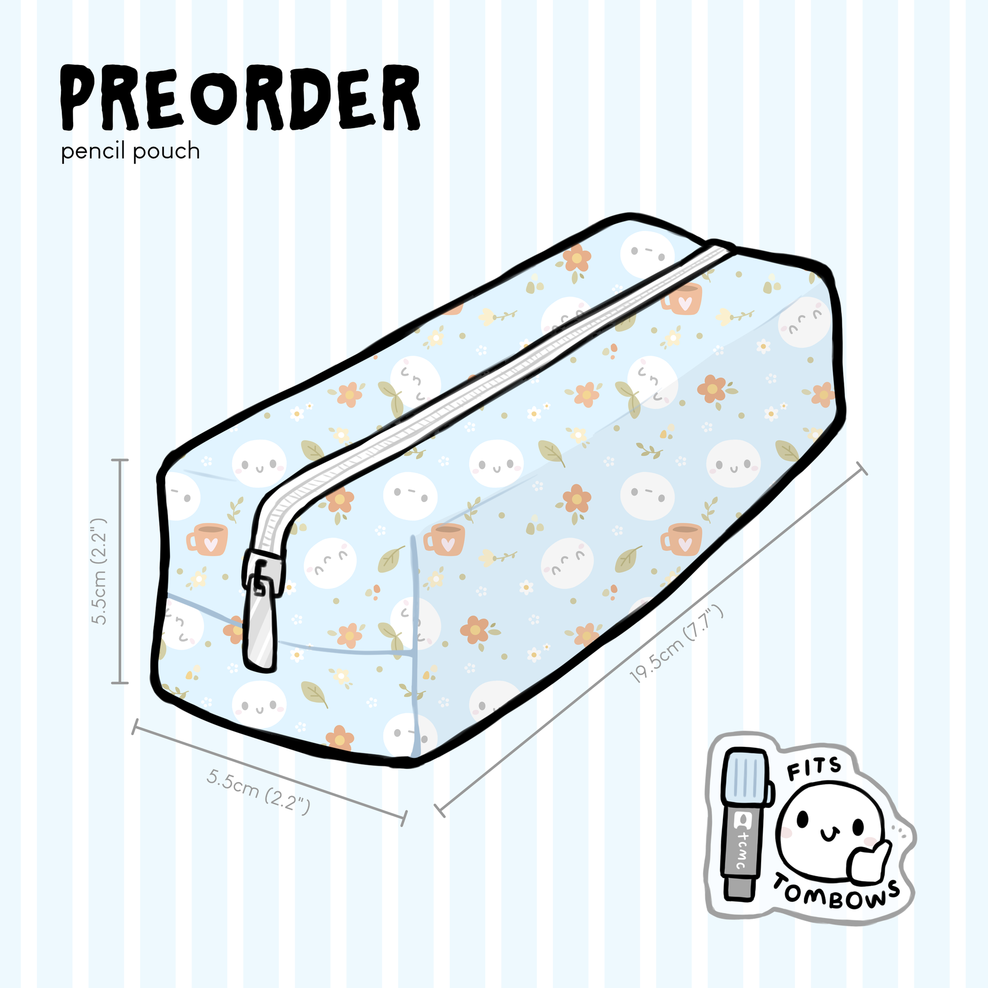 Clear Skies - Pencil Pouch (1 Per Customer)