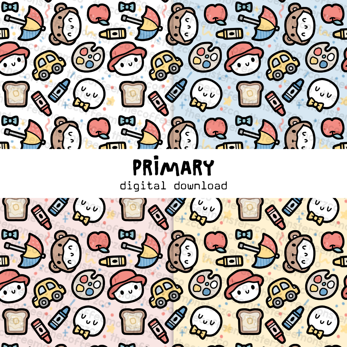 Primary Paper Patterns (Digital File)