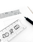 Emotis & Doodles - Acrylic Ruler