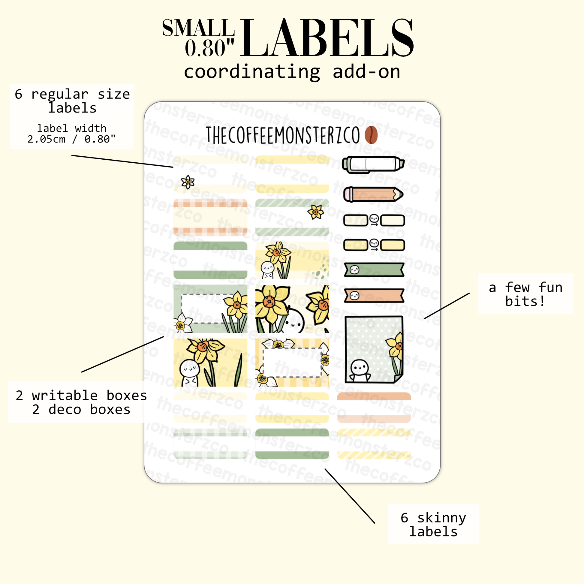 2024 Coordinating Add-ons - Small Labels (0.80") - Part 1