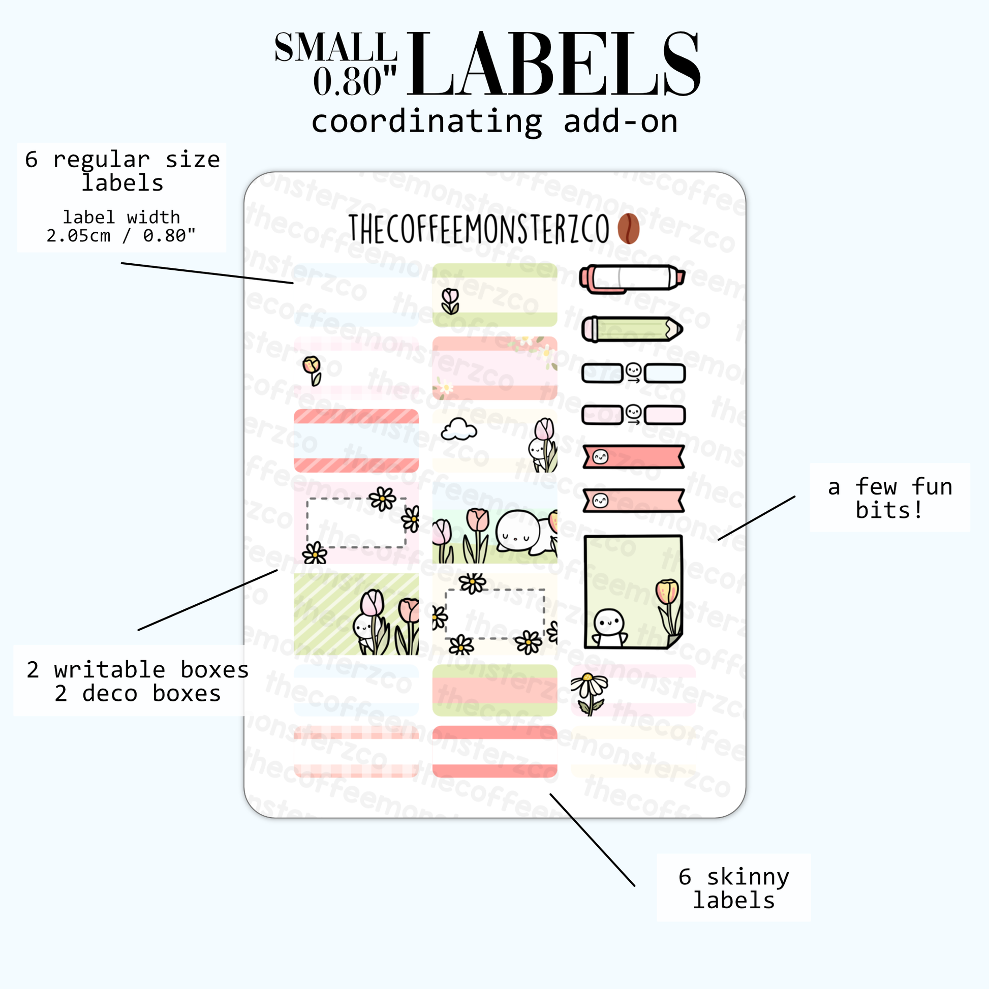 2024 Coordinating Add-ons - Small Labels (0.80") - Part 1