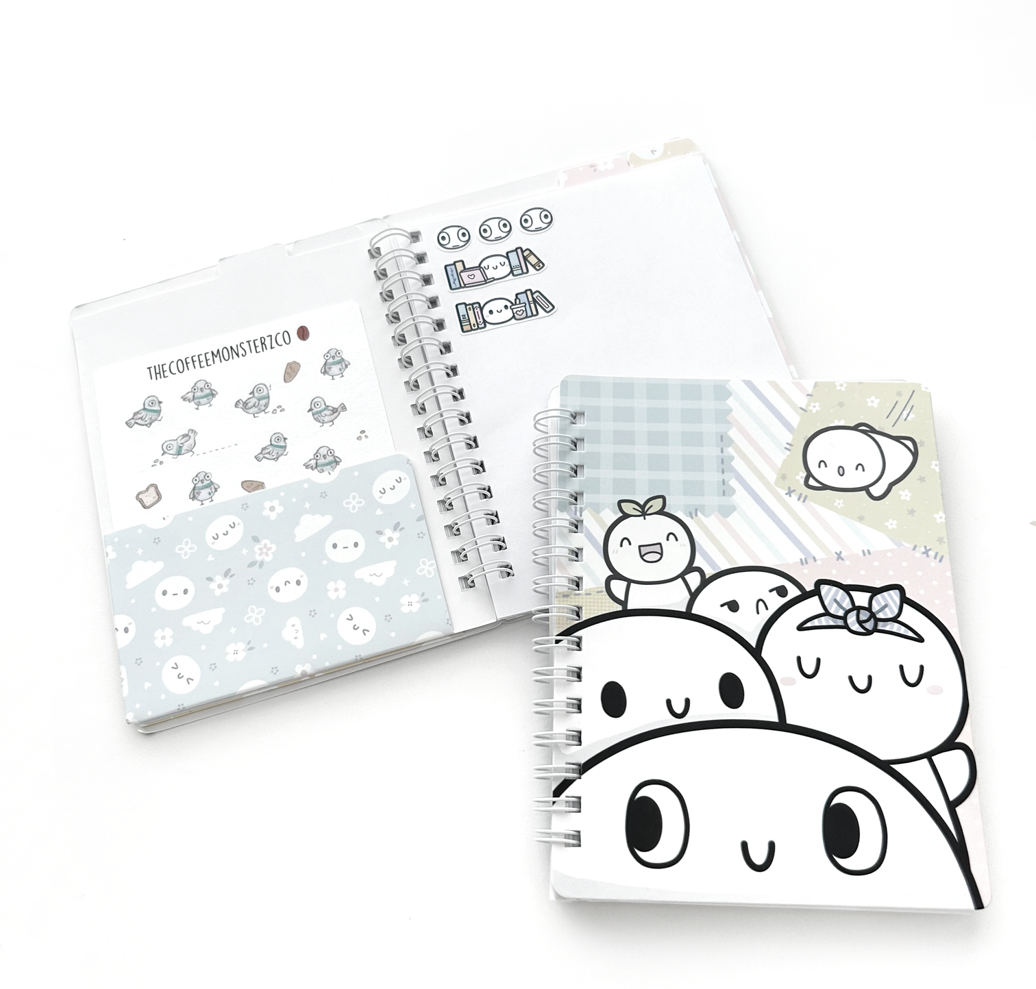 Spring Patchwork - Reusable Sticker Book (1 per customer)