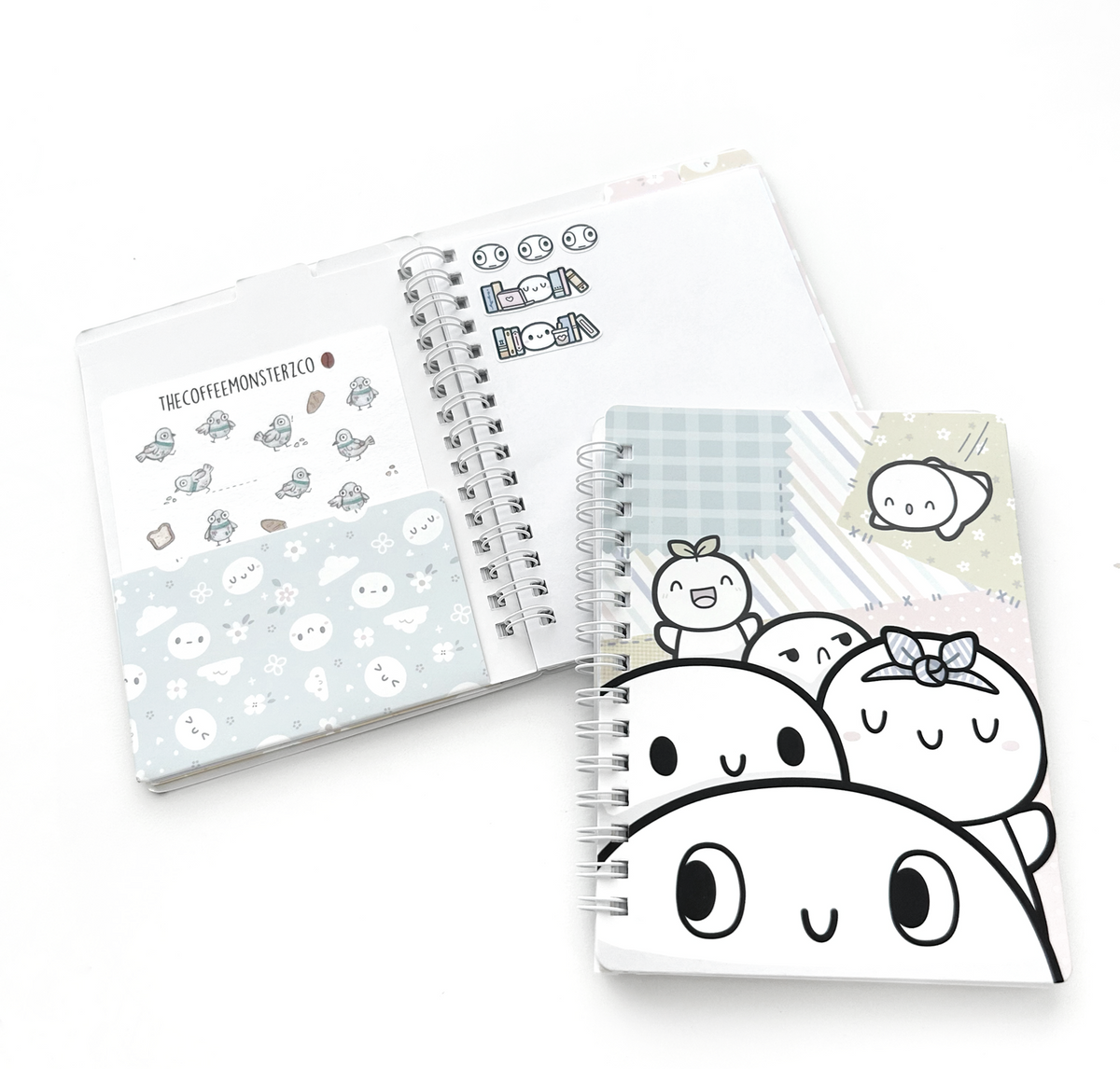 Spring Patchwork - Reusable Sticker Book (1 per customer)