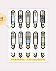 Fountain Pens & Inks - Sticker Seals