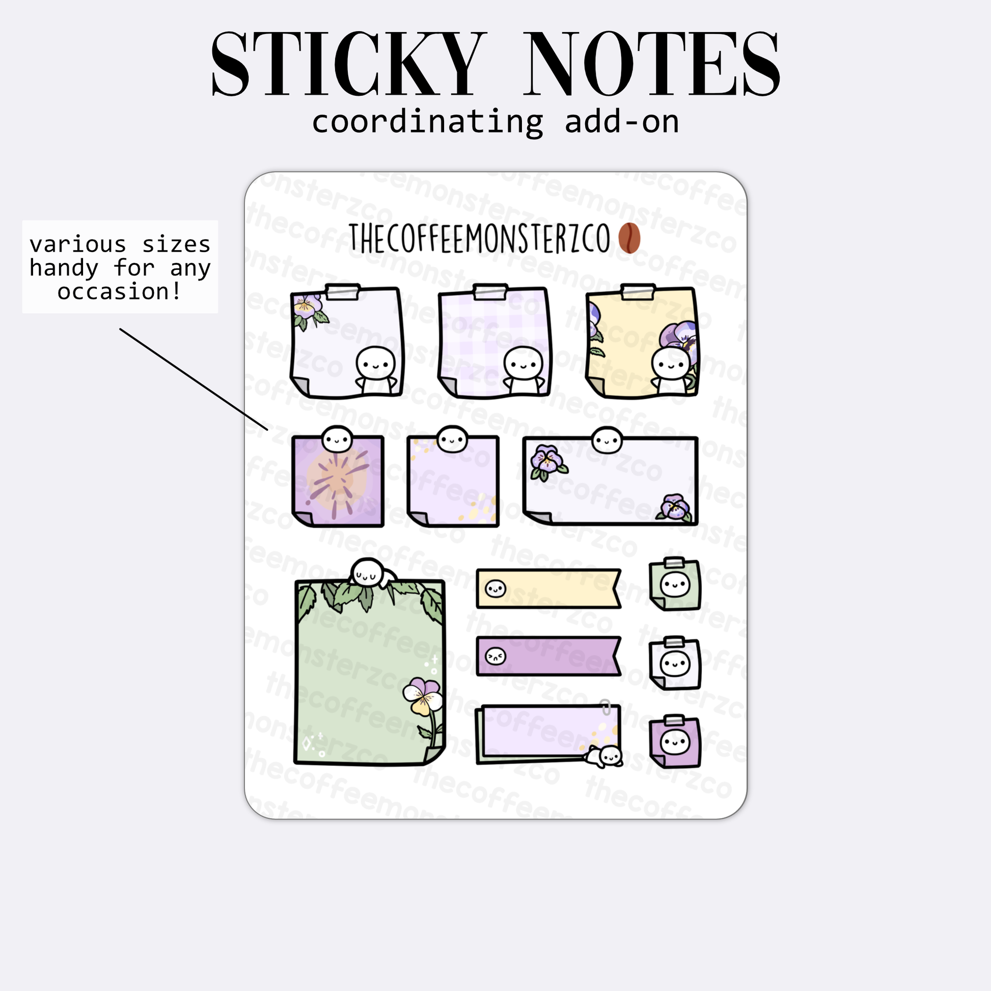 2024 Coordinating Add-ons - Sticky Notes - Part 1