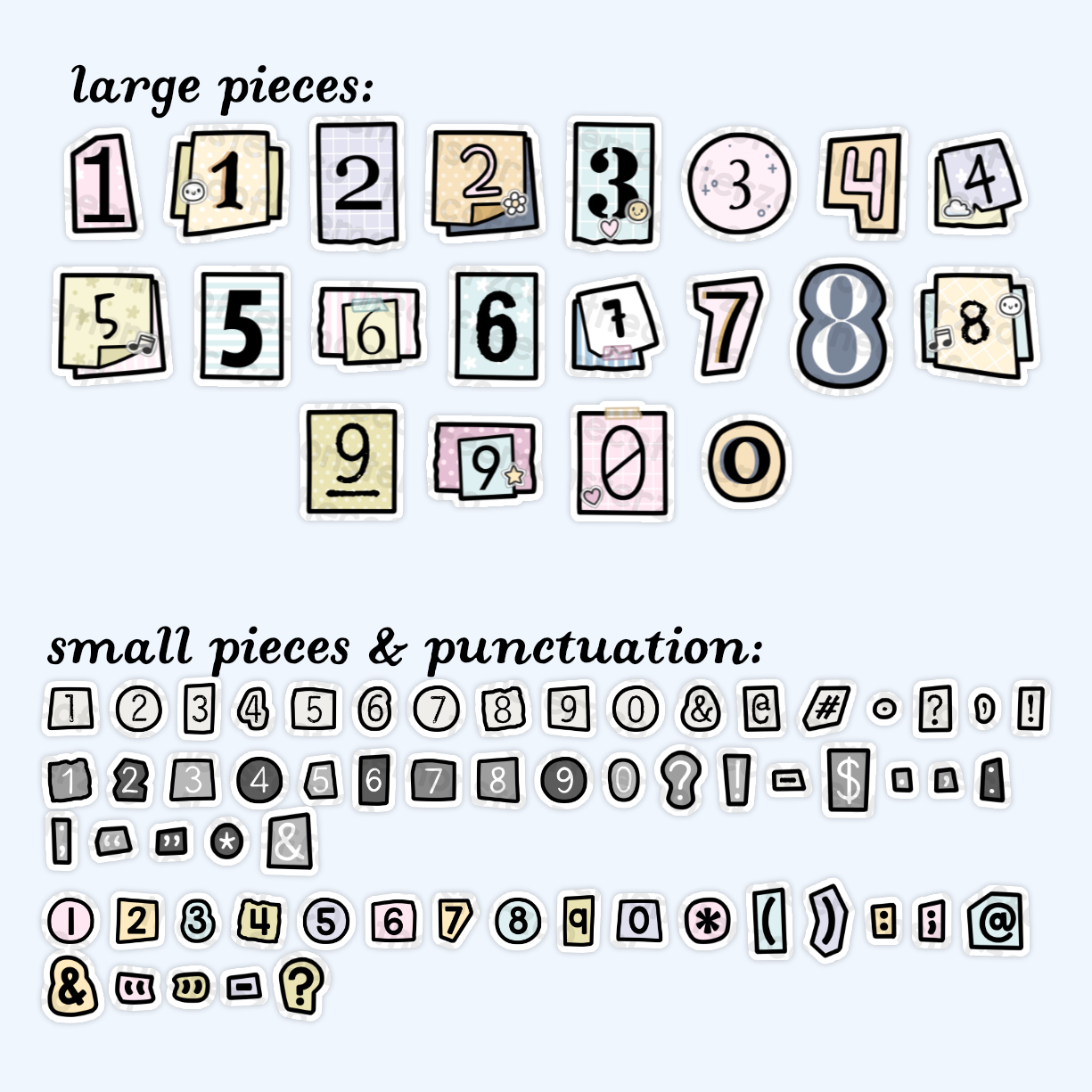 Alphabet Clippings (Digital File)