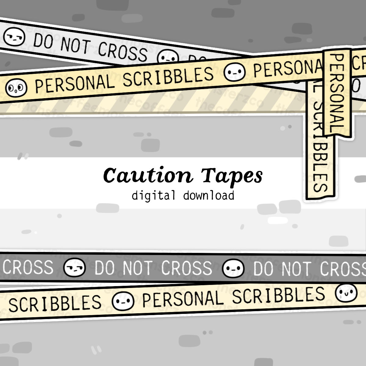 Caution Tapes (Digital File)