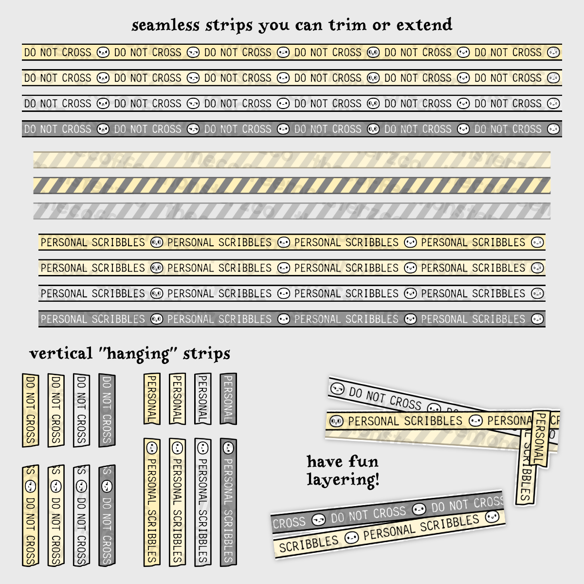 Caution Tapes (Digital File)
