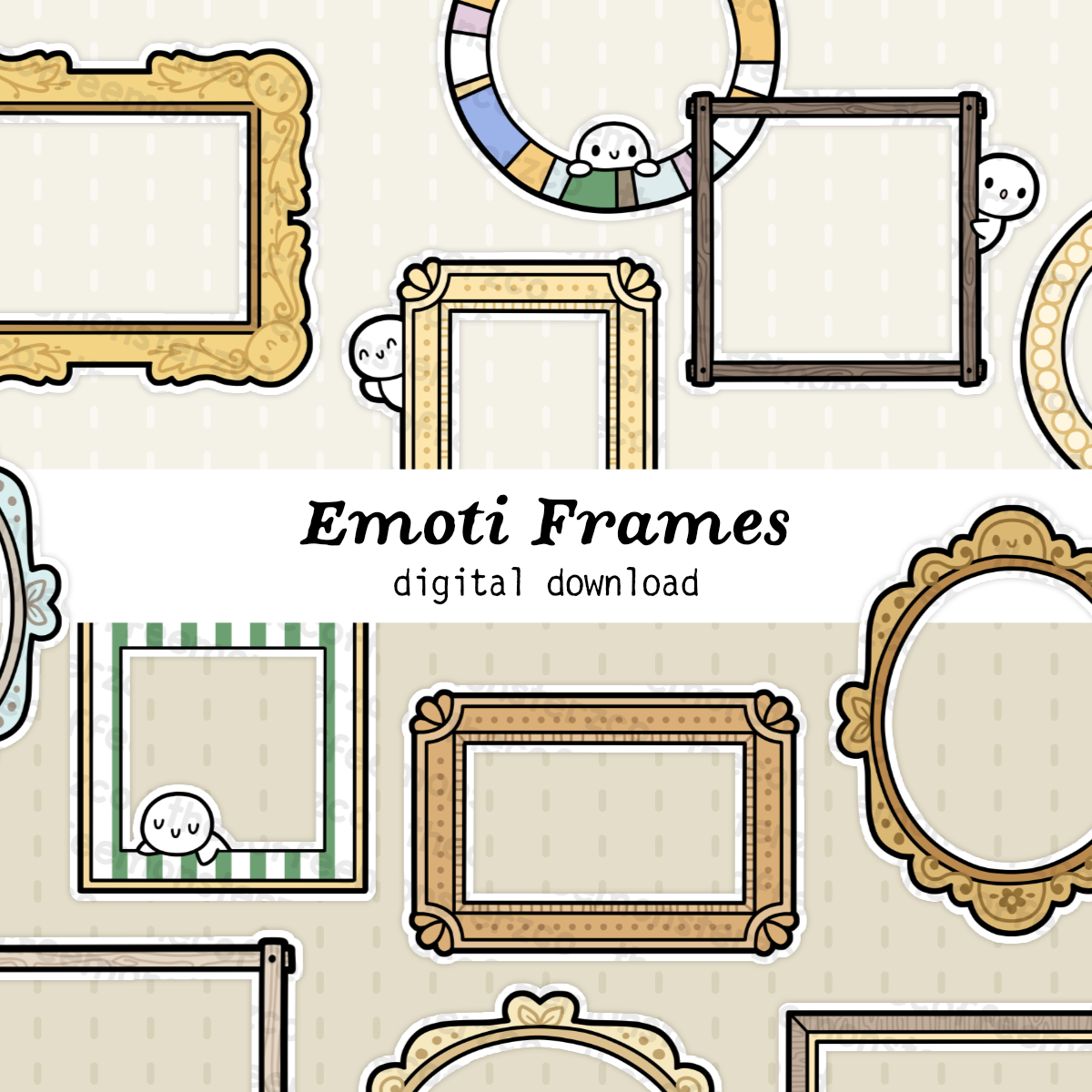 Emoti Frames (Digital File)