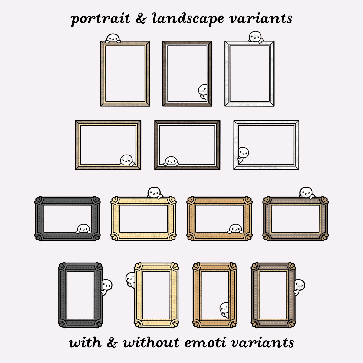 Emoti Frames (Digital File)
