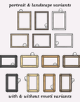 Emoti Frames (Digital File)