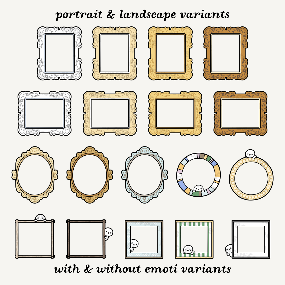 Emoti Frames (Digital File)