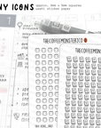 Tiny Icons - Religion (washi paper)