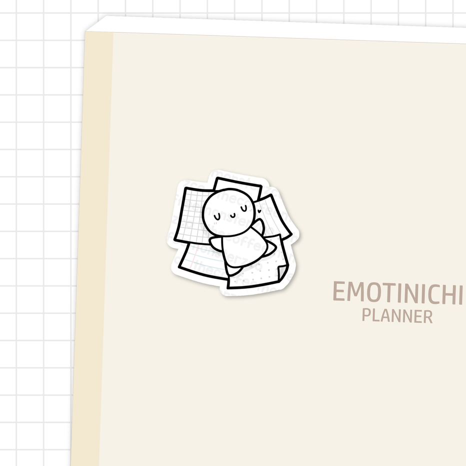 Paper Love Vinyl Sticker TheCoffeeMonsterzCo