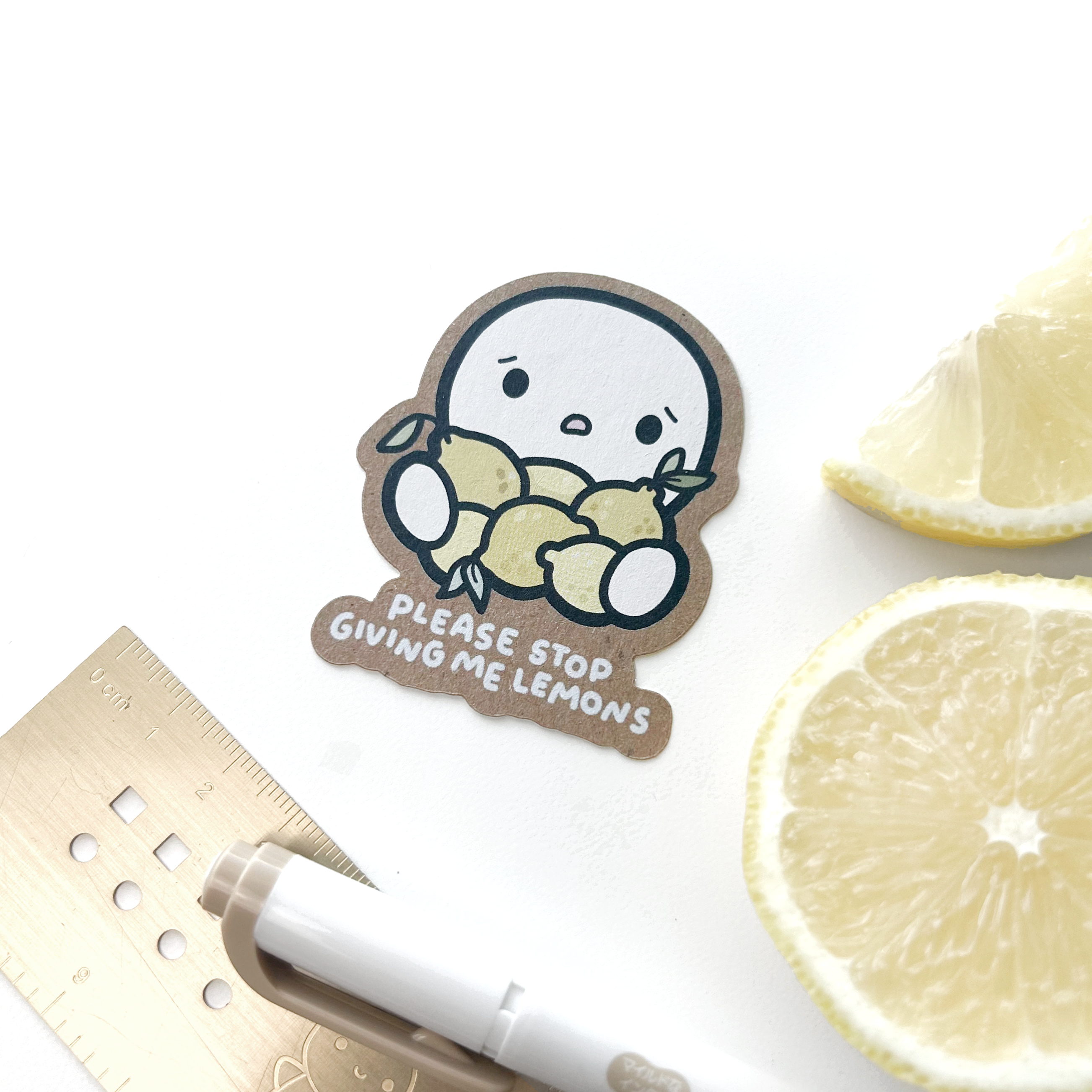 Please Stop Giving Me Lemons - Vinyl Stickers