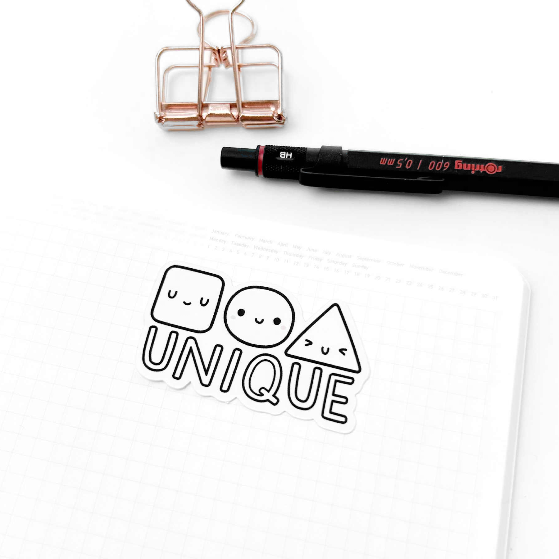 Unique - Vinyl Sticker