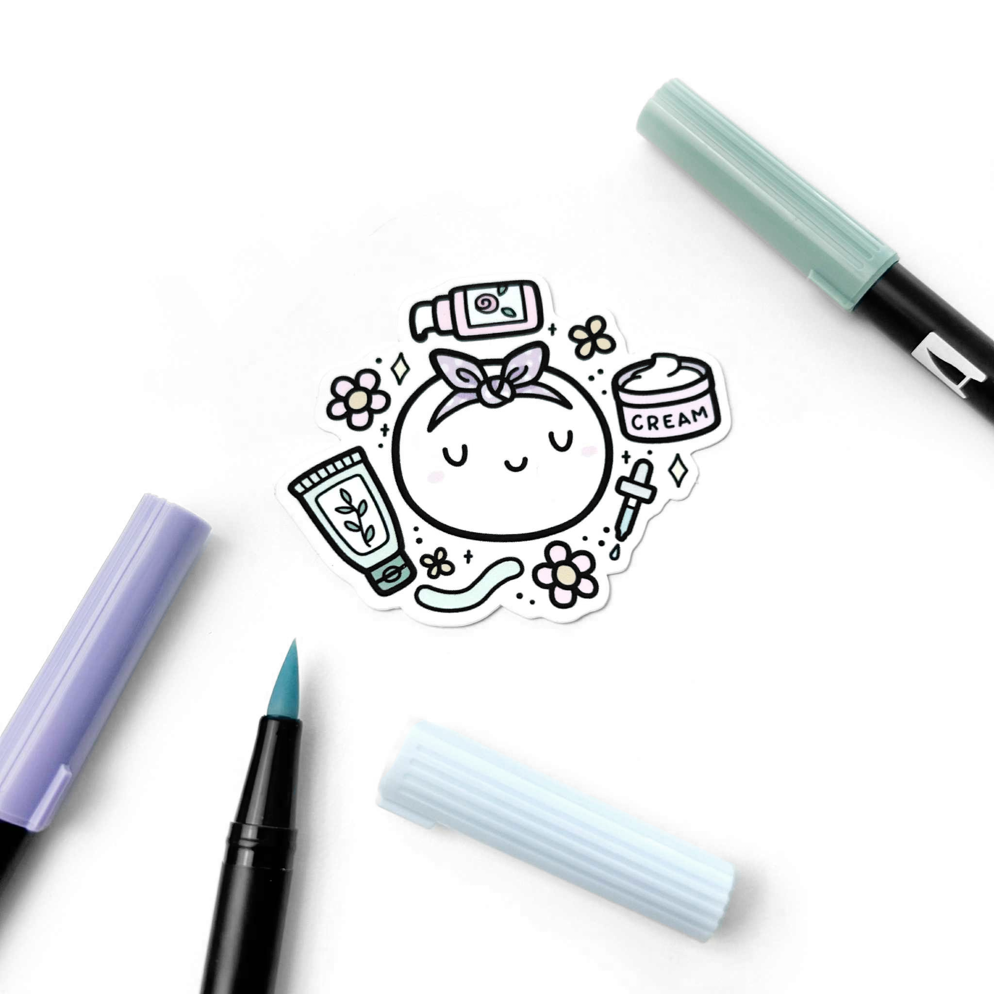 Skincare Routine - Vinyl Sticker