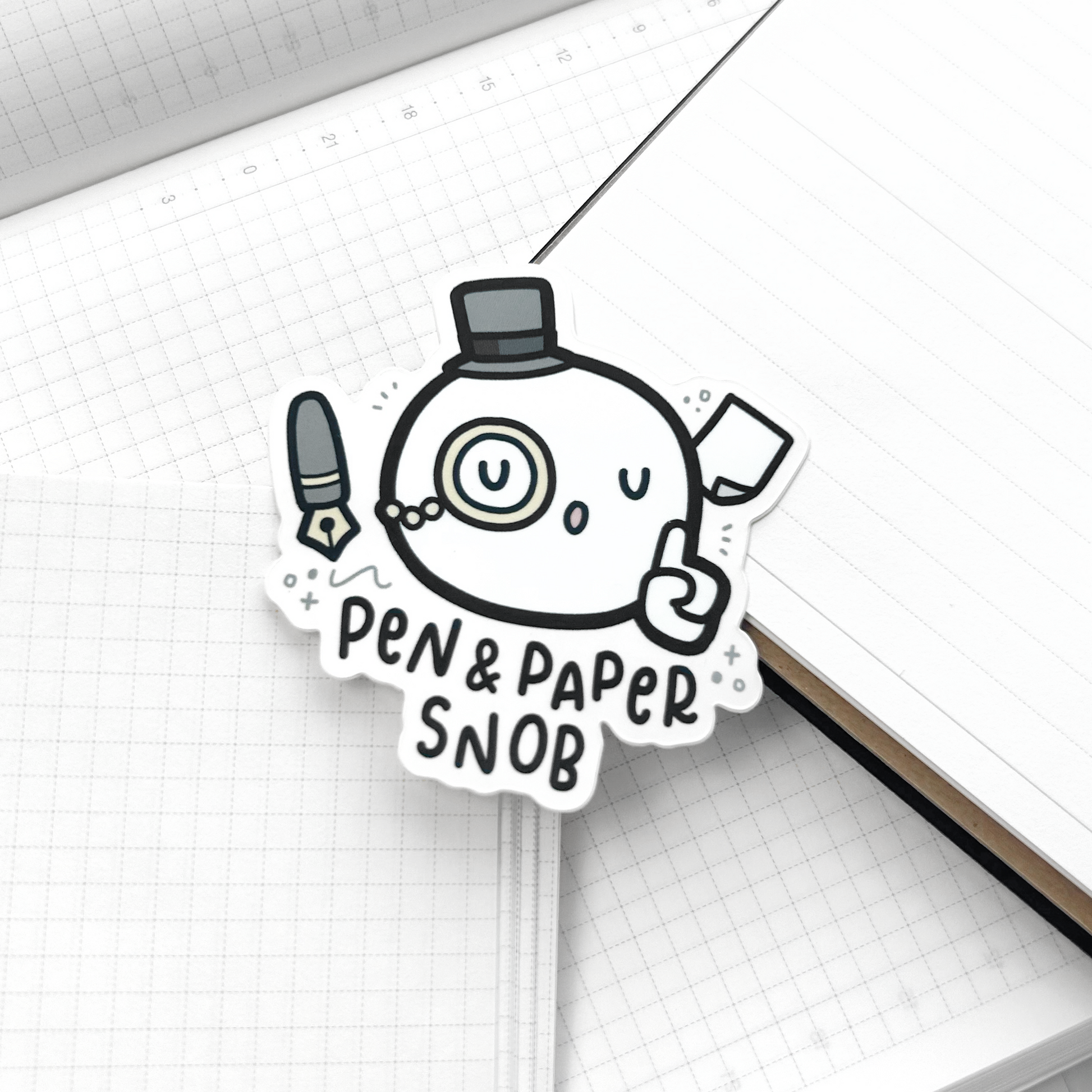 Pen & Paper Snob - Vinyl Stickers