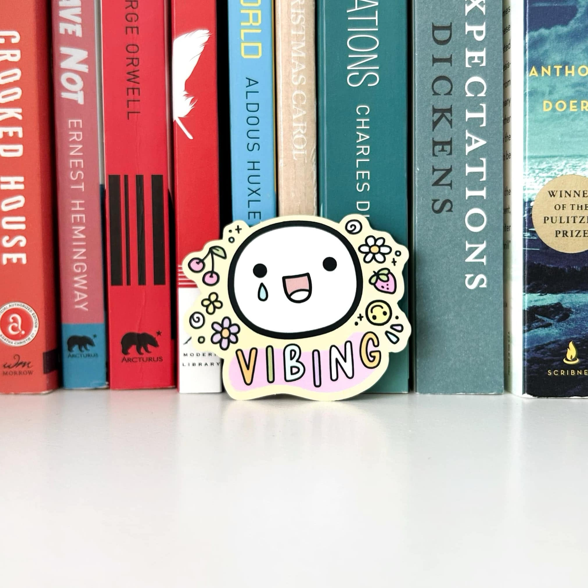 Vibing - Vinyl Sticker