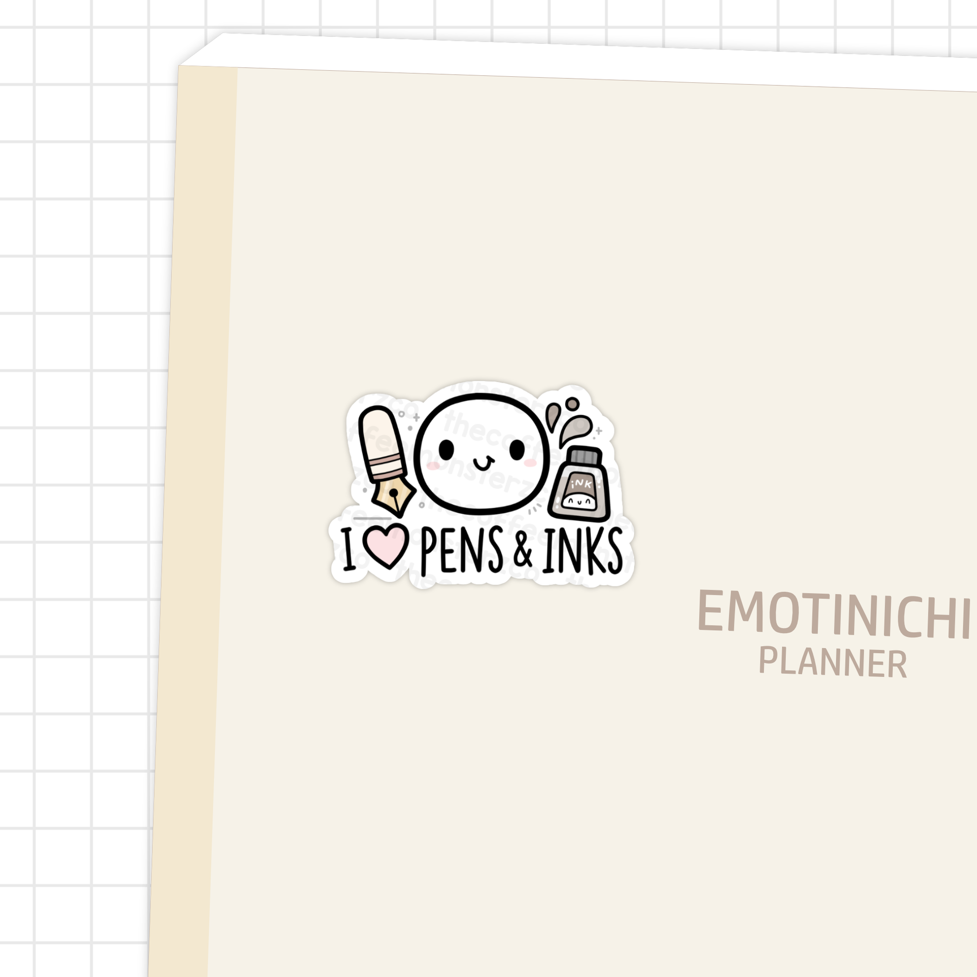 I Heart Stationery - Vinyl Sticker