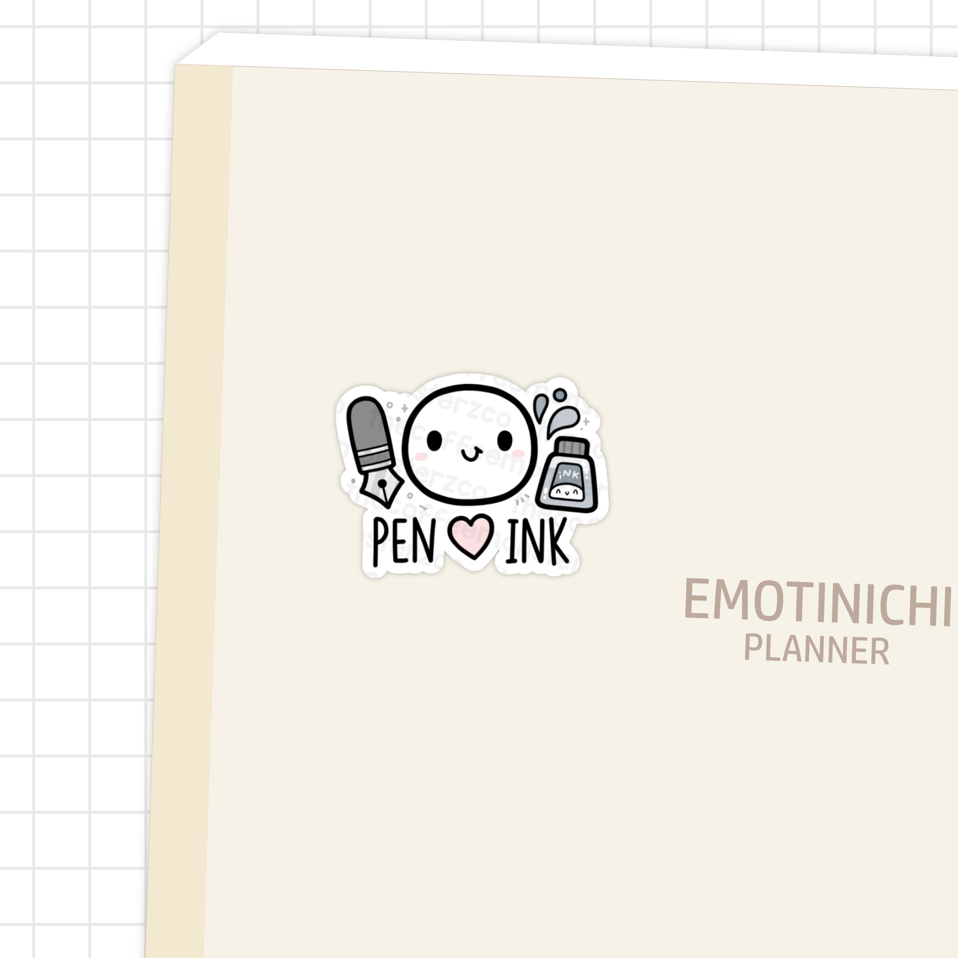 I Heart Stationery - Vinyl Sticker