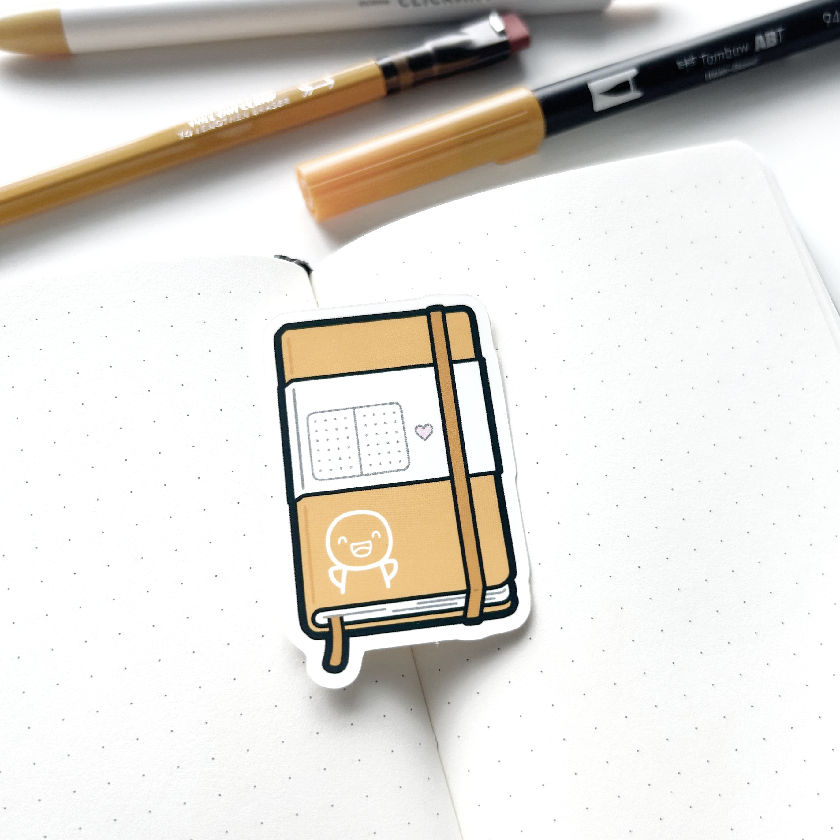 Rising Sun Notebook - Vinyl Sticker