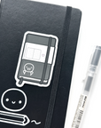 Black Notebook - Vinyl Sticker