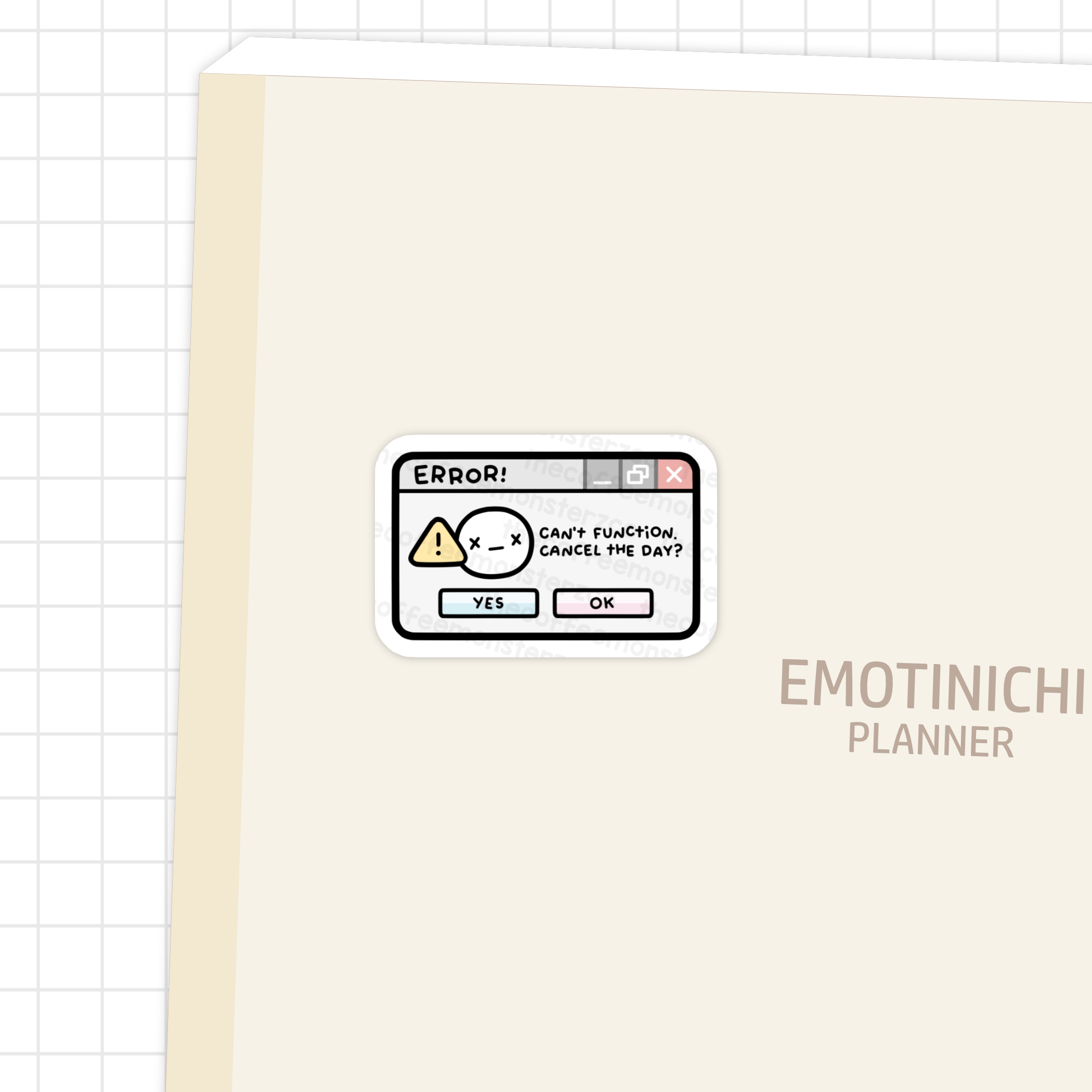 Error: Can't Function - Vinyl Stickers