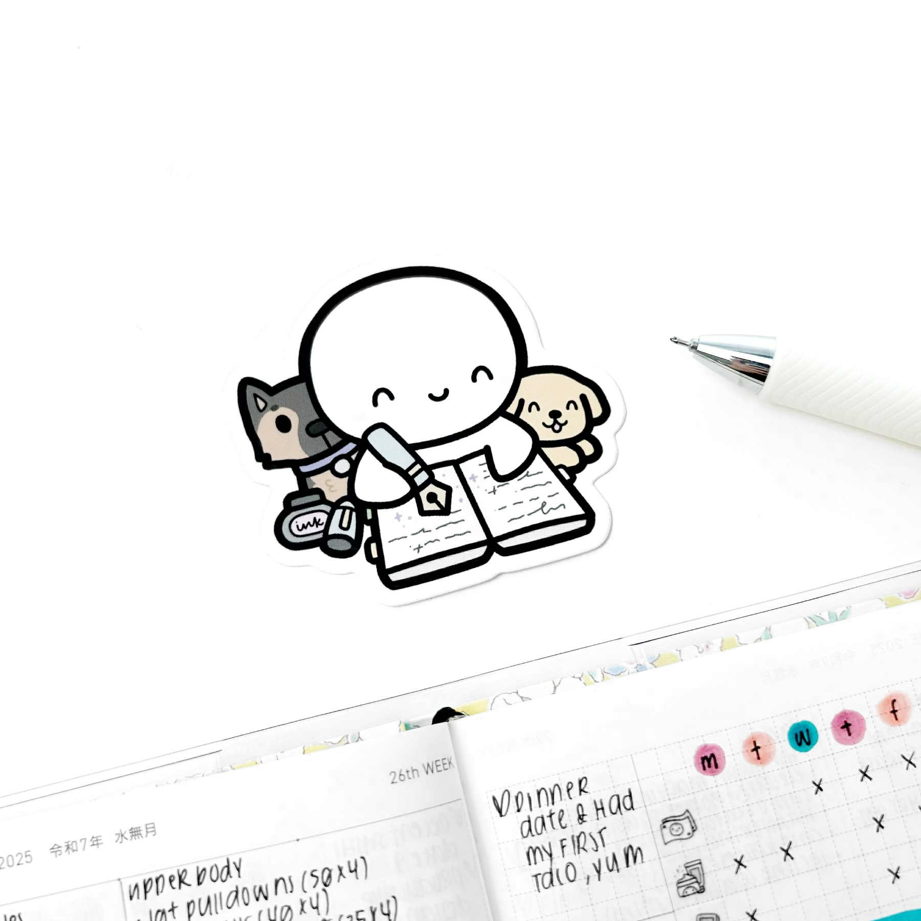 Dogs & Planning - Vinyl Sticker