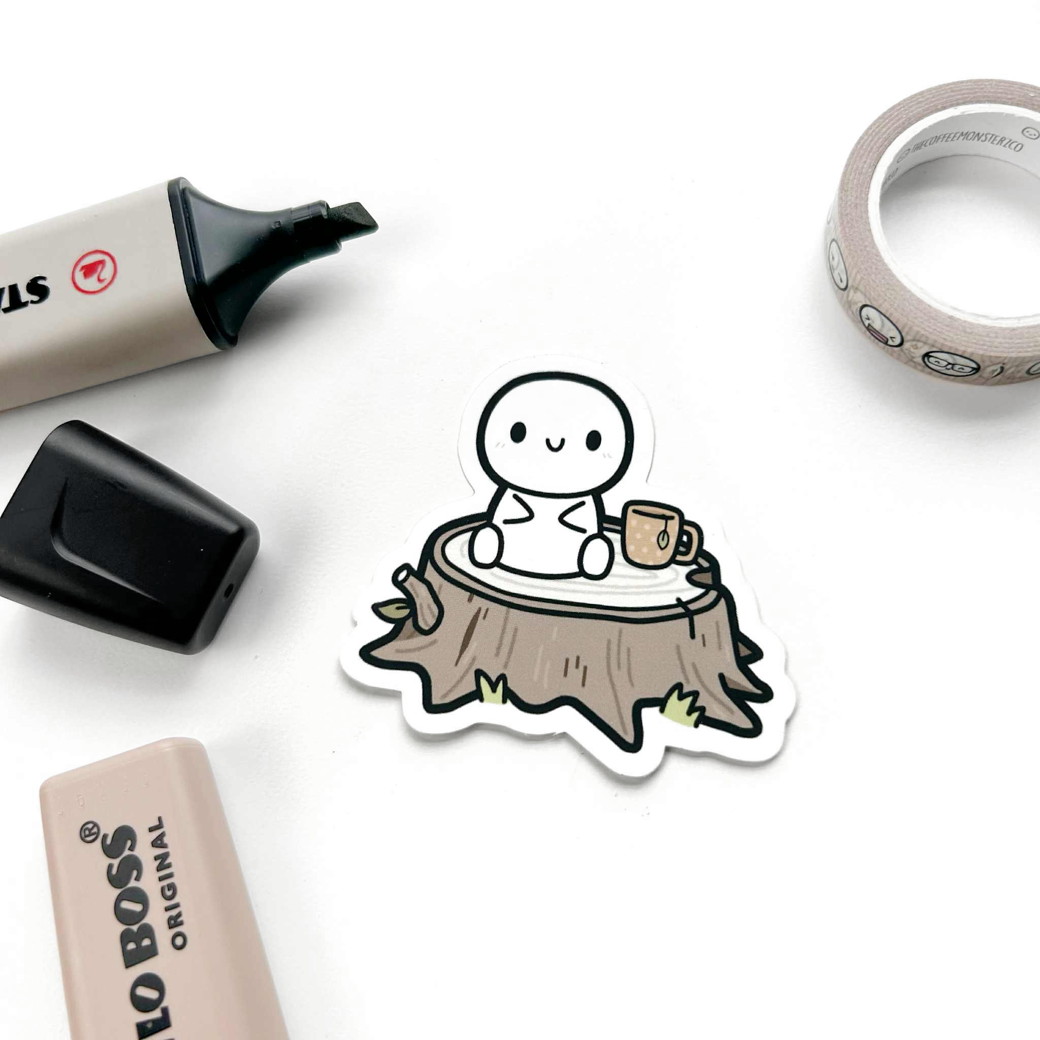 Mid-Afternoon Stump - Vinyl Stickers