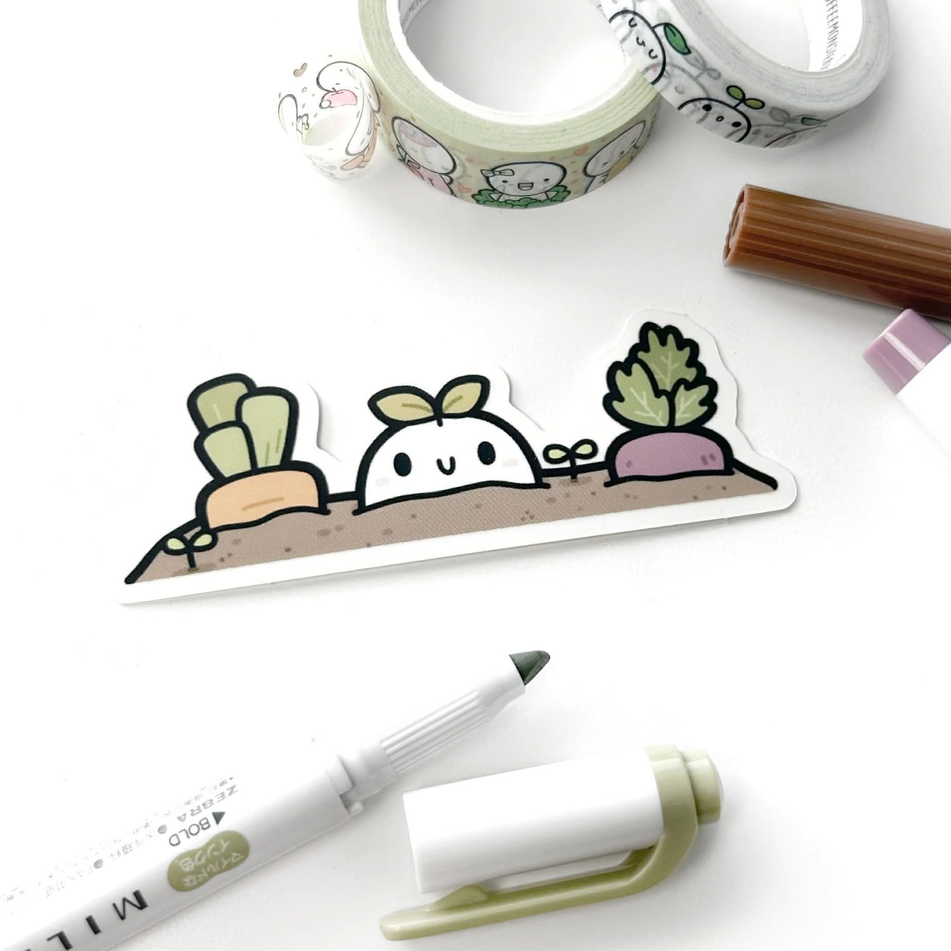 Vegemoti Patch - Vinyl Stickers