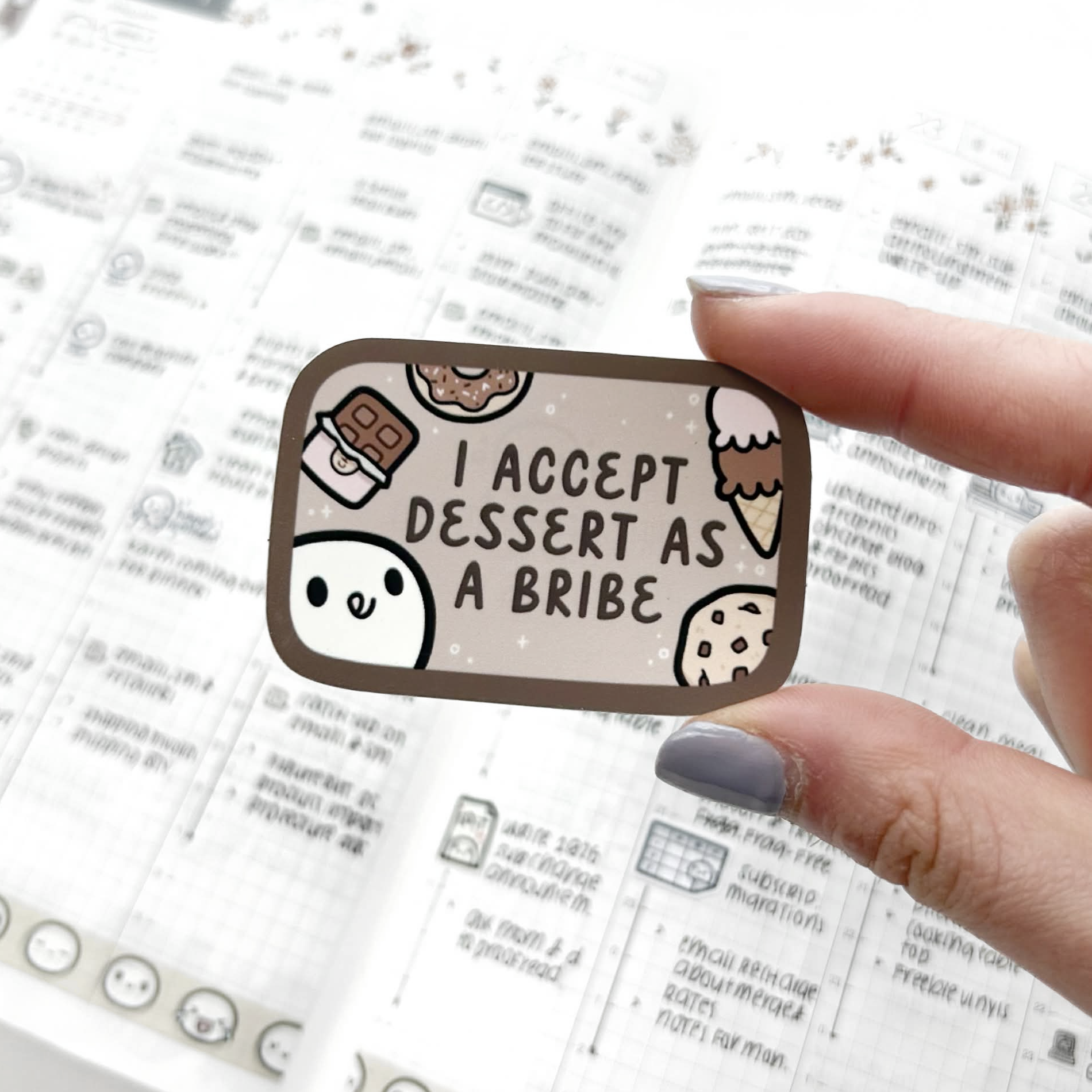 Dessert Bribe - Vinyl Stickers