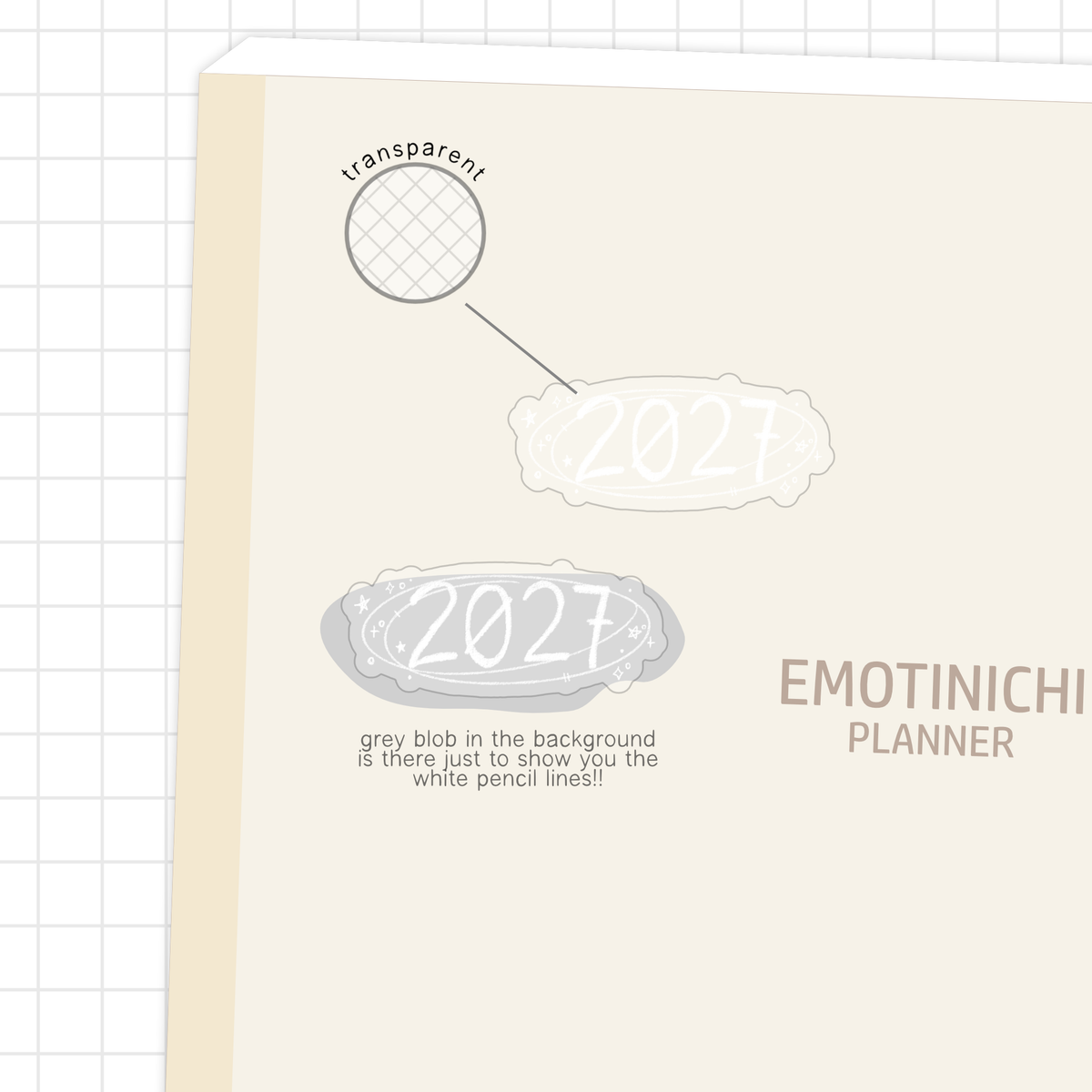 2027 Emotis - Vinyl Stickers