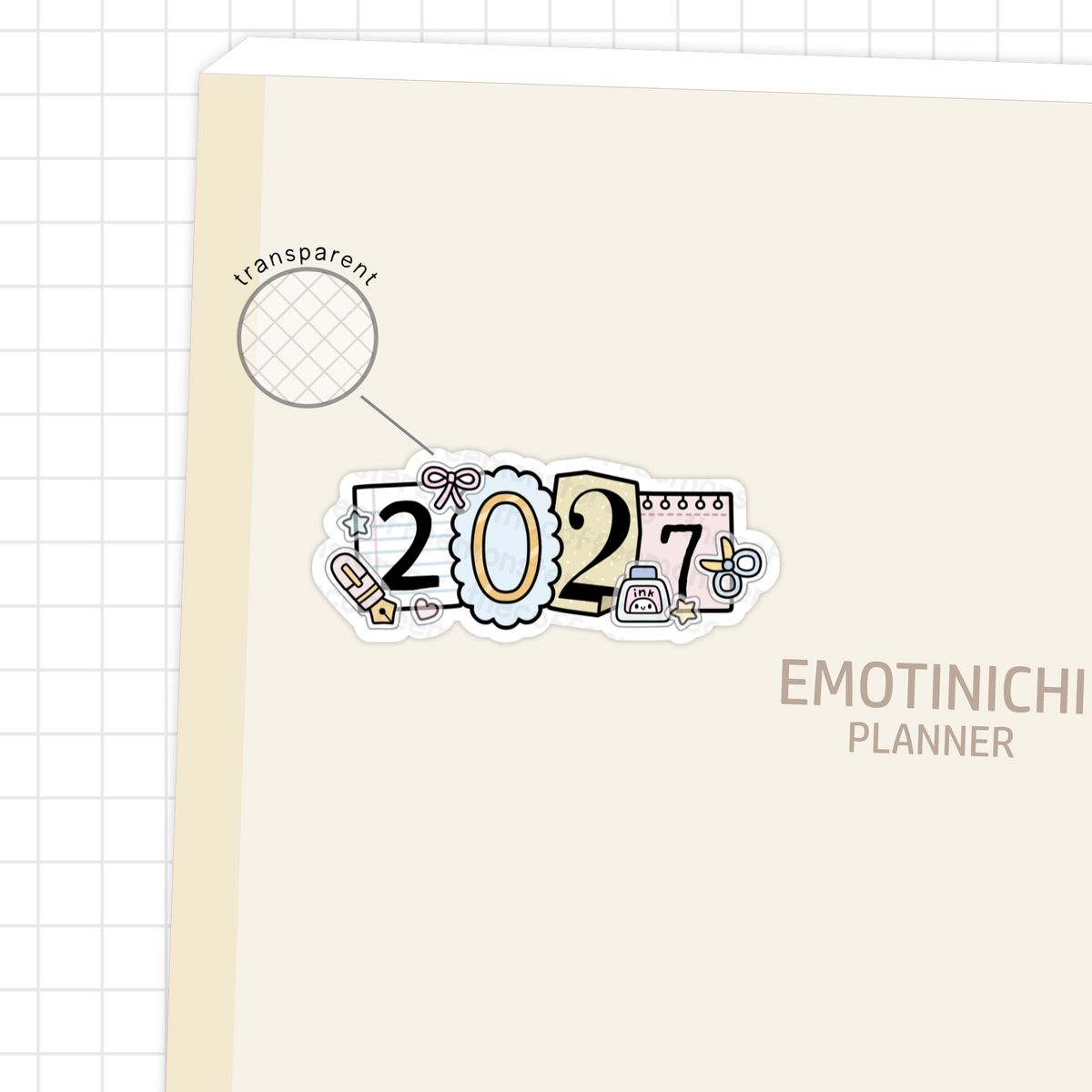 2027 Emotis - Vinyl Stickers