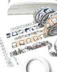 Vertical Emoti Heads 2.0 Washi Tape - 8mm